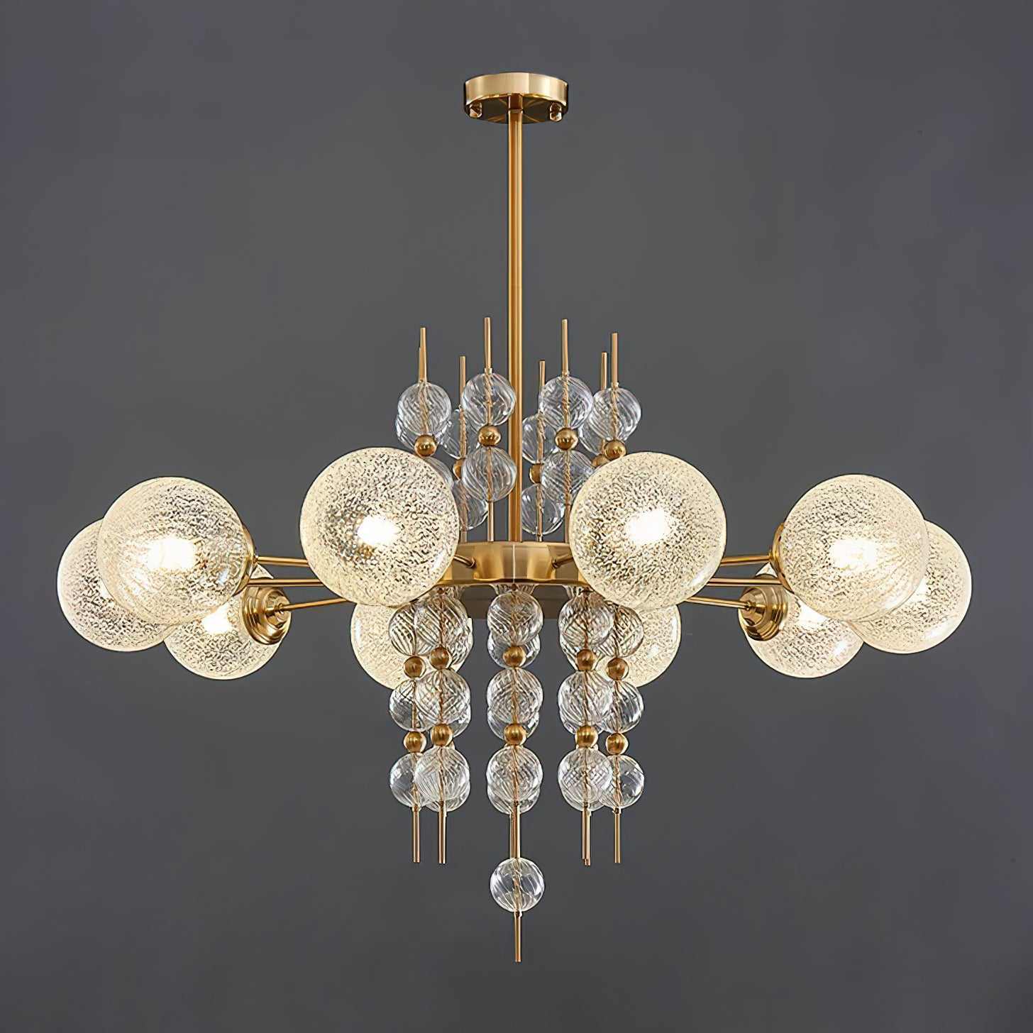 Calypso Chandelier - Elegant Crystal Ceiling Light Fixture for Dining Room, Bedroom & Living Room Decor | Modern Lighting for Home & Office