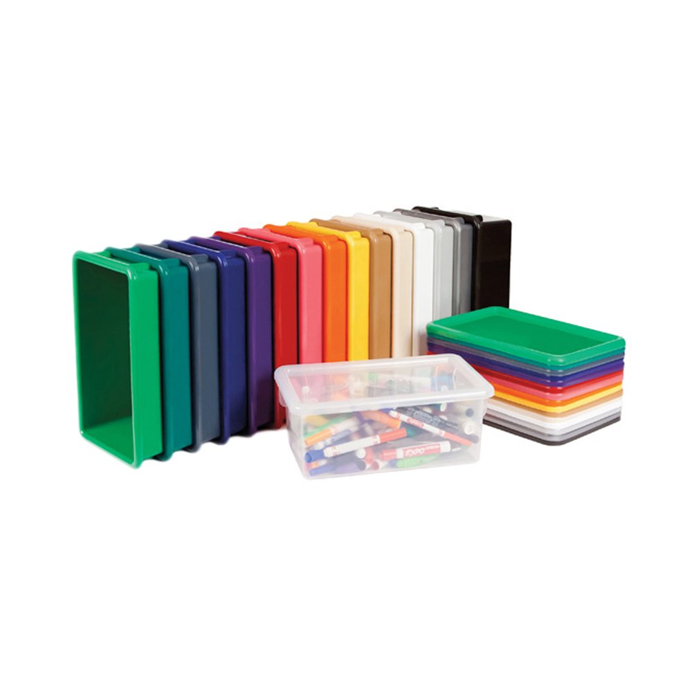 Jonti-Craft Rainbow Accents 0426JCWW180 25-Cubbie Mobile Storage Unit with Bins - Black | Classroom Organization, Daycare Supplies & Kids Toy Storage Solution