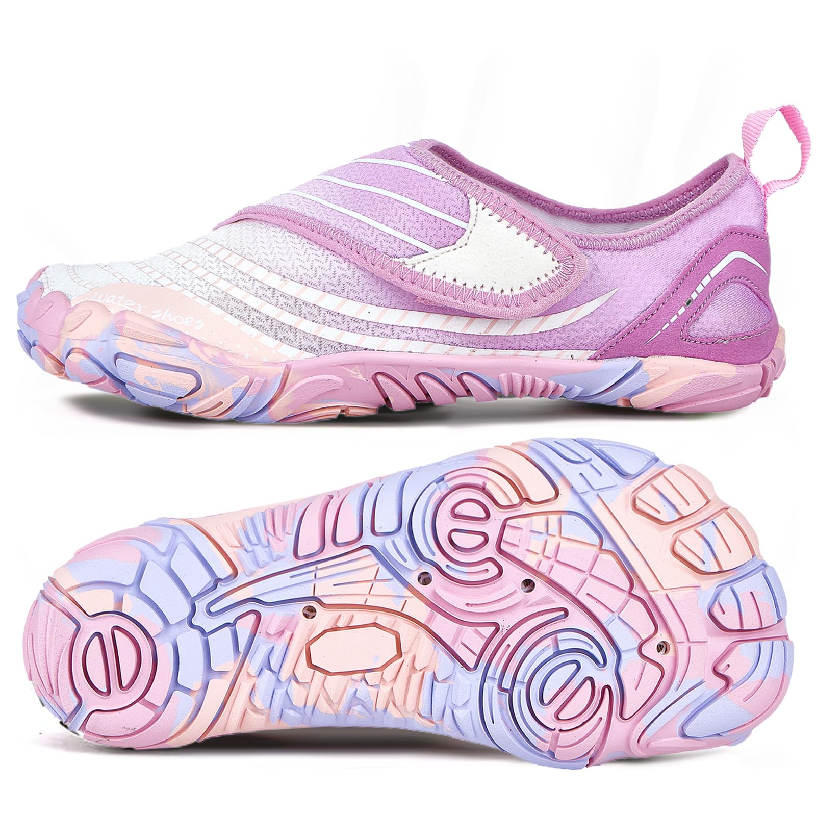 AoSiFu Kids Water Shoes for Boys & Girls - Quick Dry Aqua Socks for Beach, Pool, Swimming & Sports - Barefoot Lightweight Design (Toddler/Little Kid/Big Kid) - Perfect for Summer Water Activities, Surfing, and Outdoor Adventures