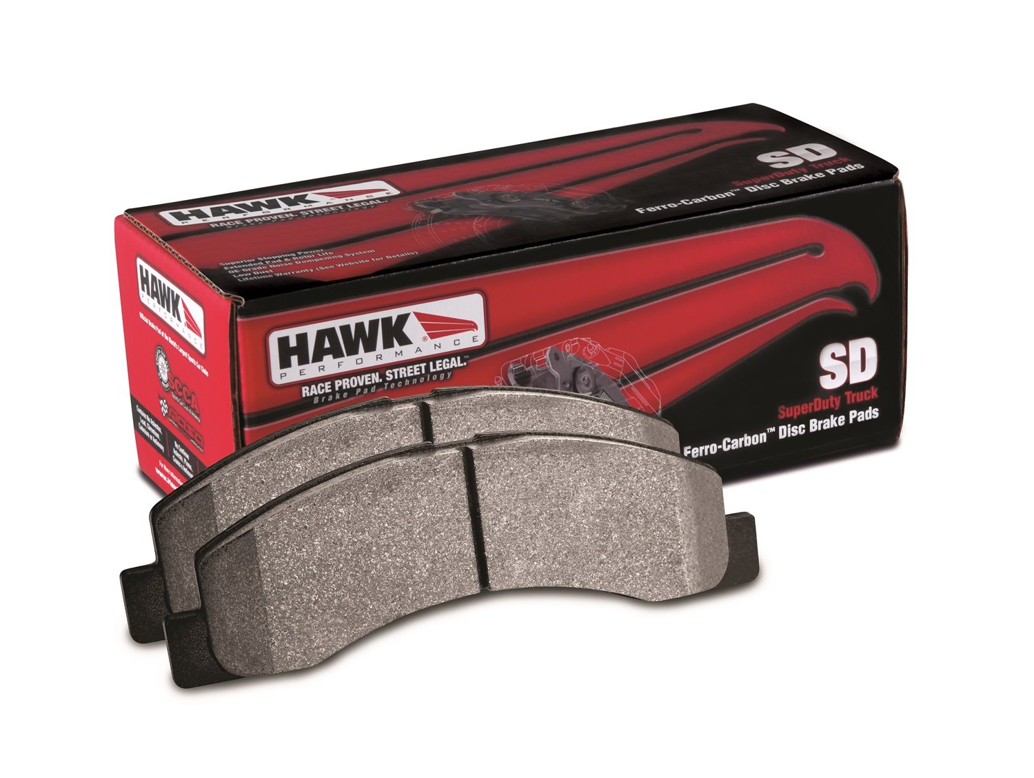 HB634P.750 Super Duty Street Brake Pads - High Performance Braking for Trucks & SUVs - Perfect for City Driving & Heavy-Duty Use