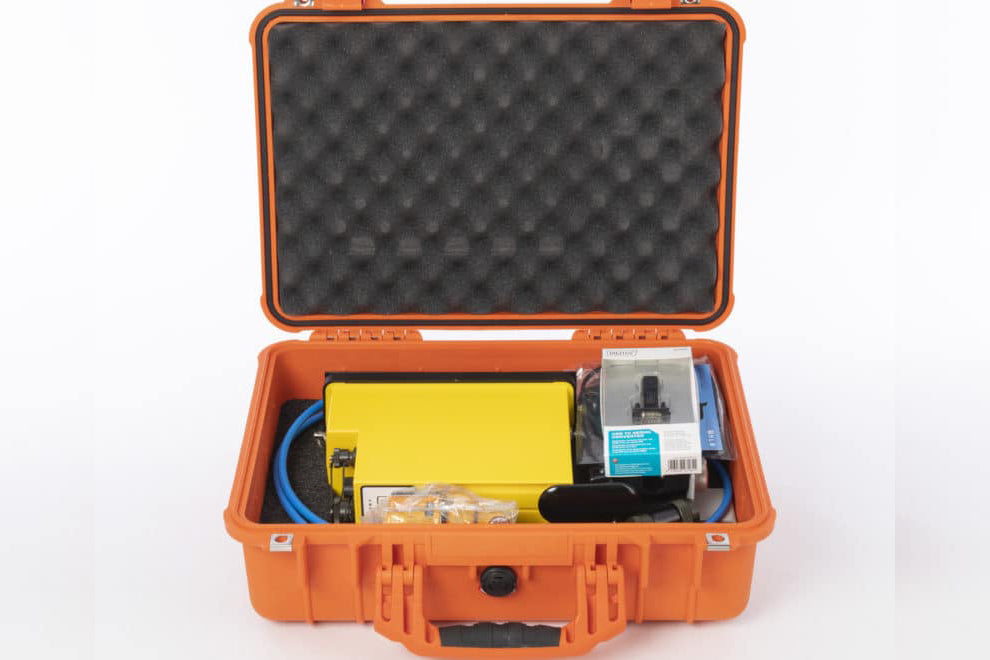 Model 801 EM Handheld Electromagnetic Current Meter with 20 Ft. Cable - Perfect for HVAC, Plumbing & Industrial Flow Measurement