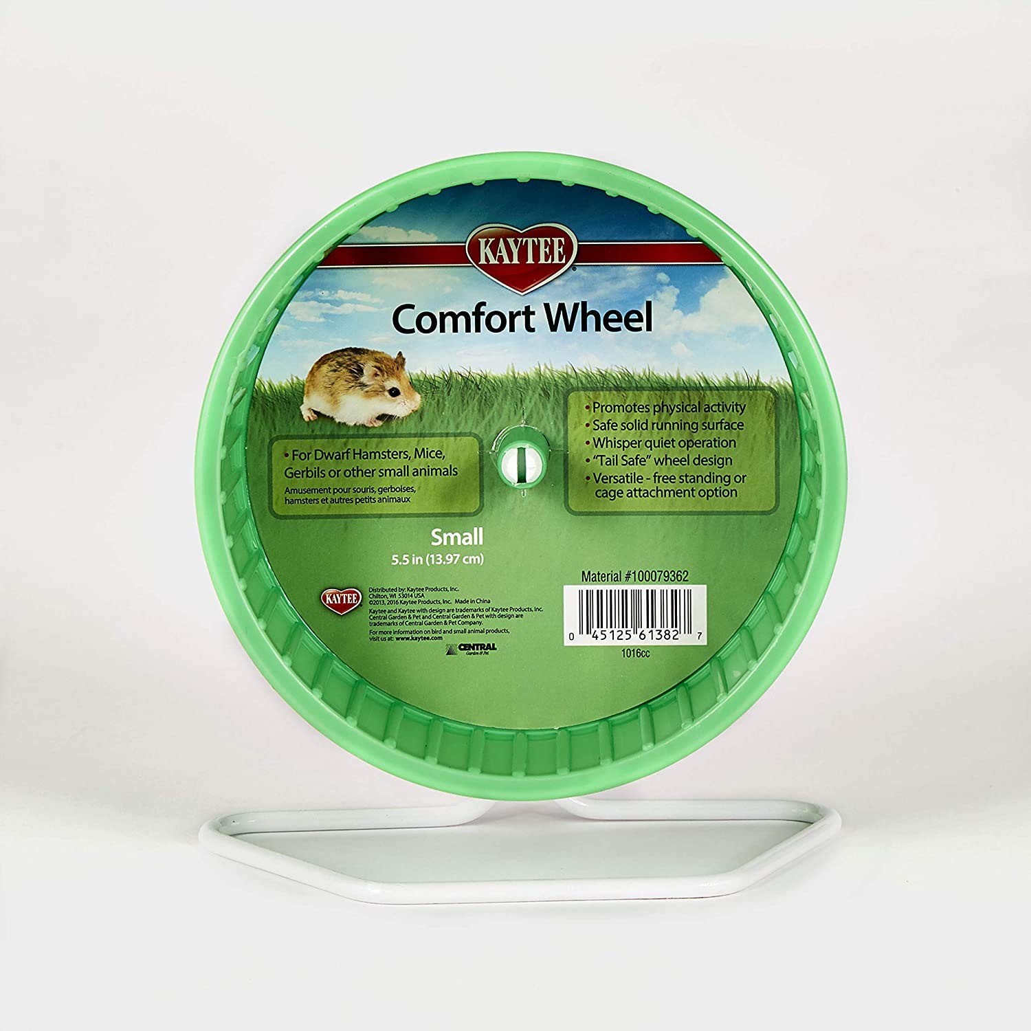 Super Pet Mouse Comfort Small Exercise Wheel for Hamsters & Gerbils - Set of 2 - Silent Spinning Running Wheel for Small Pets - Perfect for Cage Exercise & Nighttime Activity