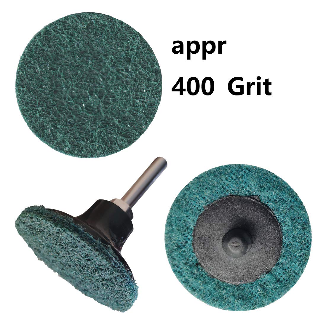 2-Inch Sanding Discs 50-Pack with 1/4