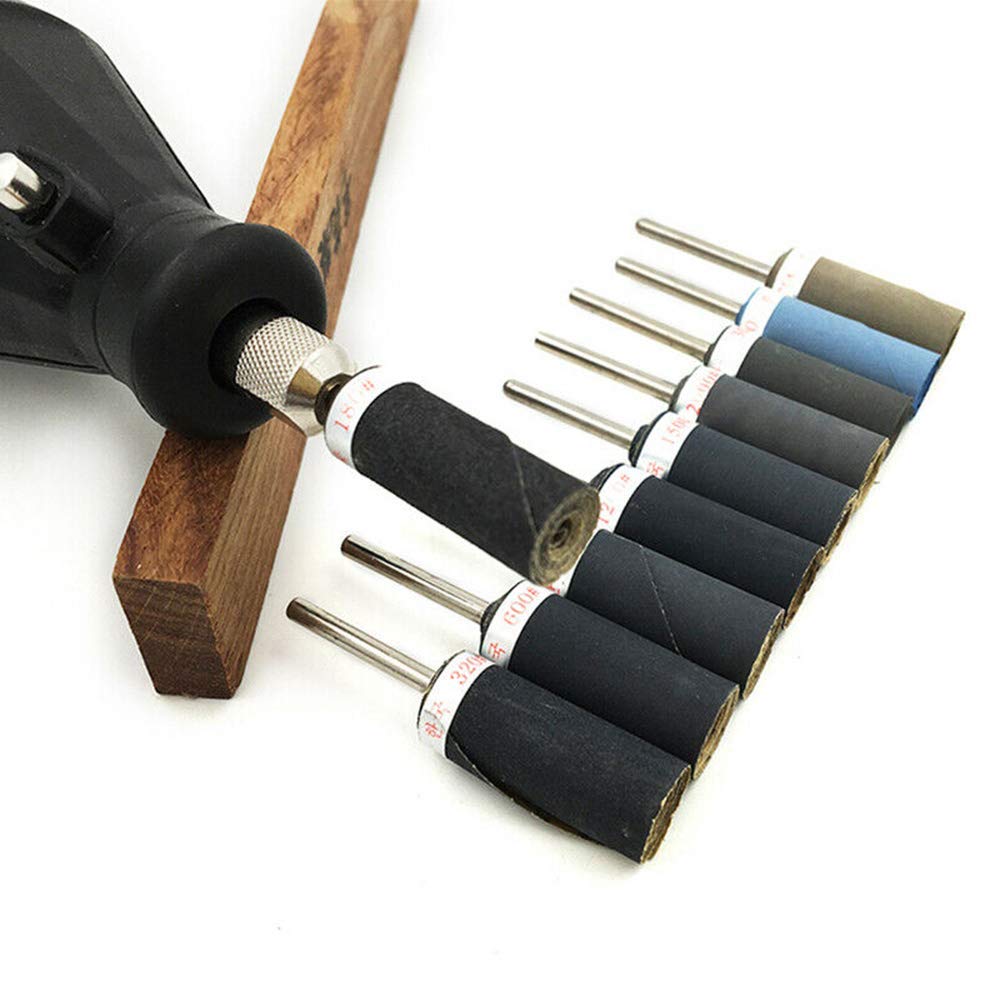 1 Pcs Sanding Drums Sleeves Sandpaper Bar Sander Accessories Rotary Kit Polishing Burr Stick Roller Sanding Tool 3000 Grits - Perfect for Woodworking, Metal Polishing & DIY Crafts