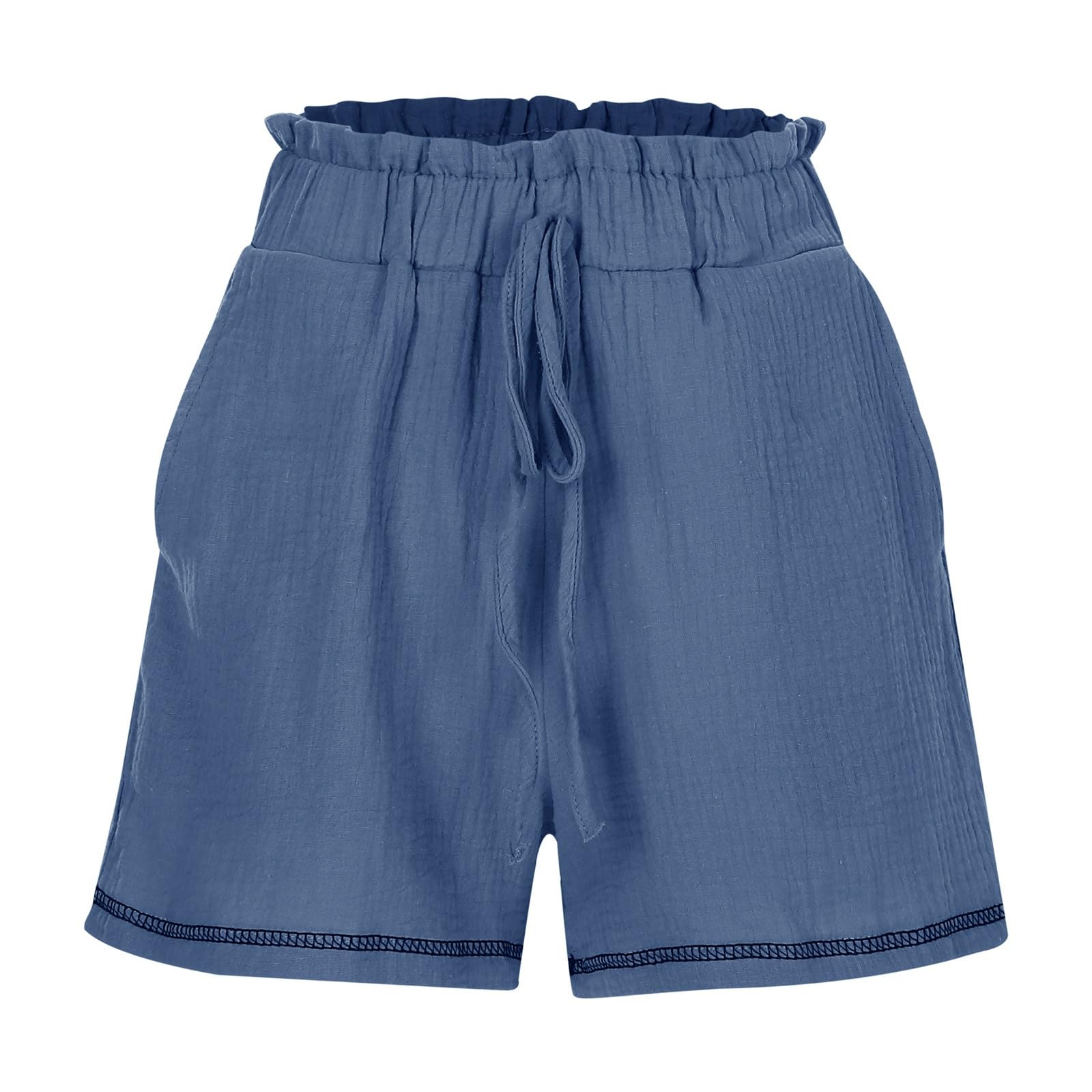 Rvidbe Women's Stretch Ripped Denim Shorts - Mid Rise Distressed Jean Shorts for Women | Casual Summer Shorts for Beach, Outing & Daily Wear