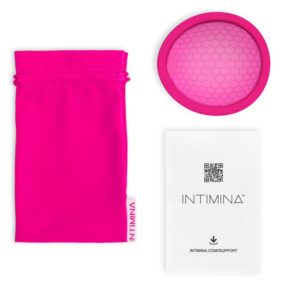 Intimina Ziggy Cup 2 Flat Fit Reusable Menstrual Disc - Size B | Leak-Proof Period Protection for Active Women | Perfect for Yoga, Swimming & Sports