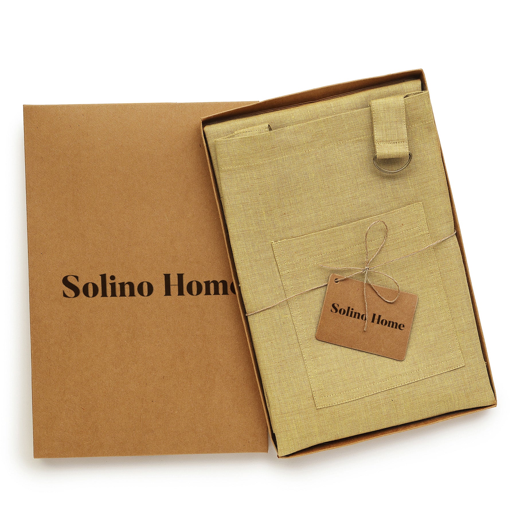 Premium Linen Apron for Cooking, Baking & Grilling - Durable & Stylish Kitchen Apron for Chefs & Home Cooks - Perfect for BBQ, Baking & Crafting