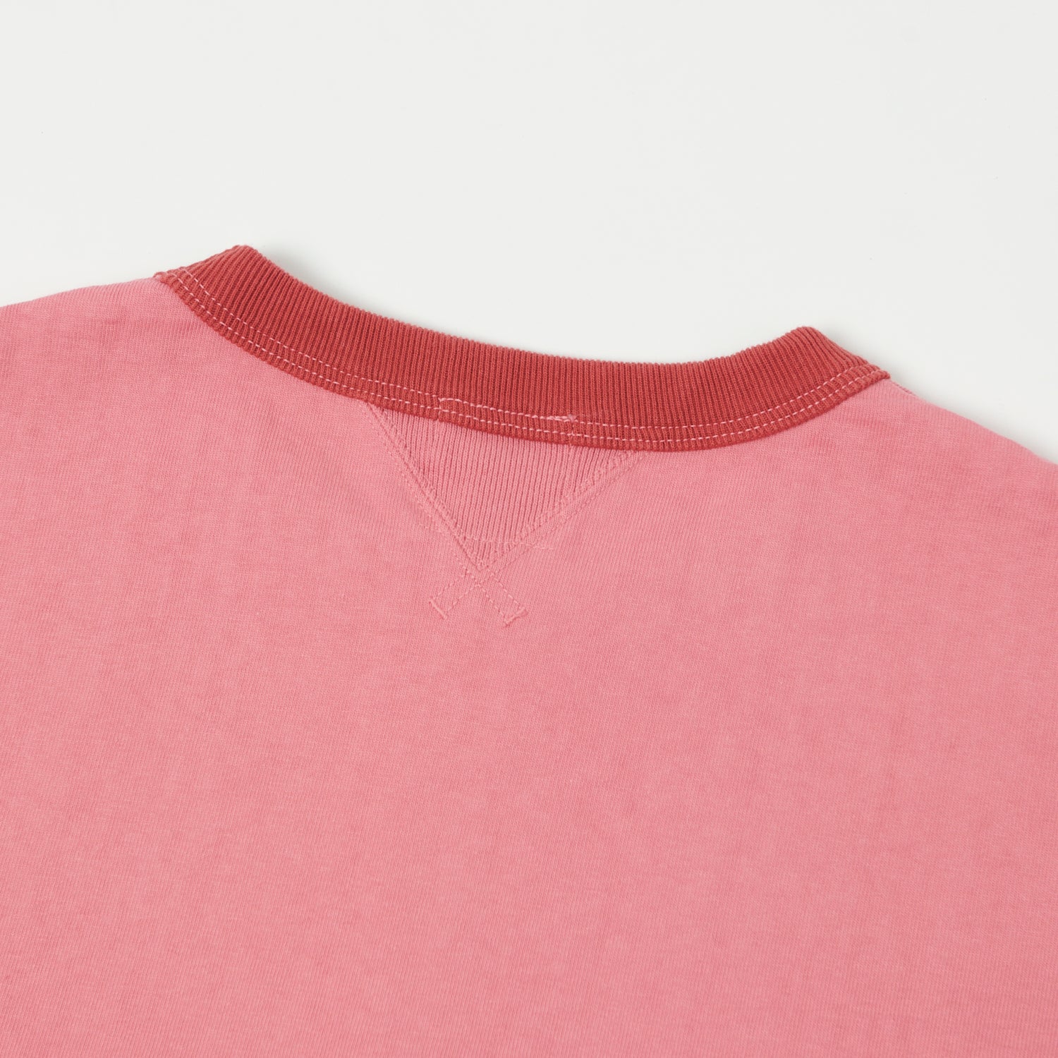 Jackman JM5110 Women's Dotsume Ribbed Tee Shirt - Deep Pink/Tabasco | Soft Stretch Cotton Blend | Casual Wear & Layering Essential