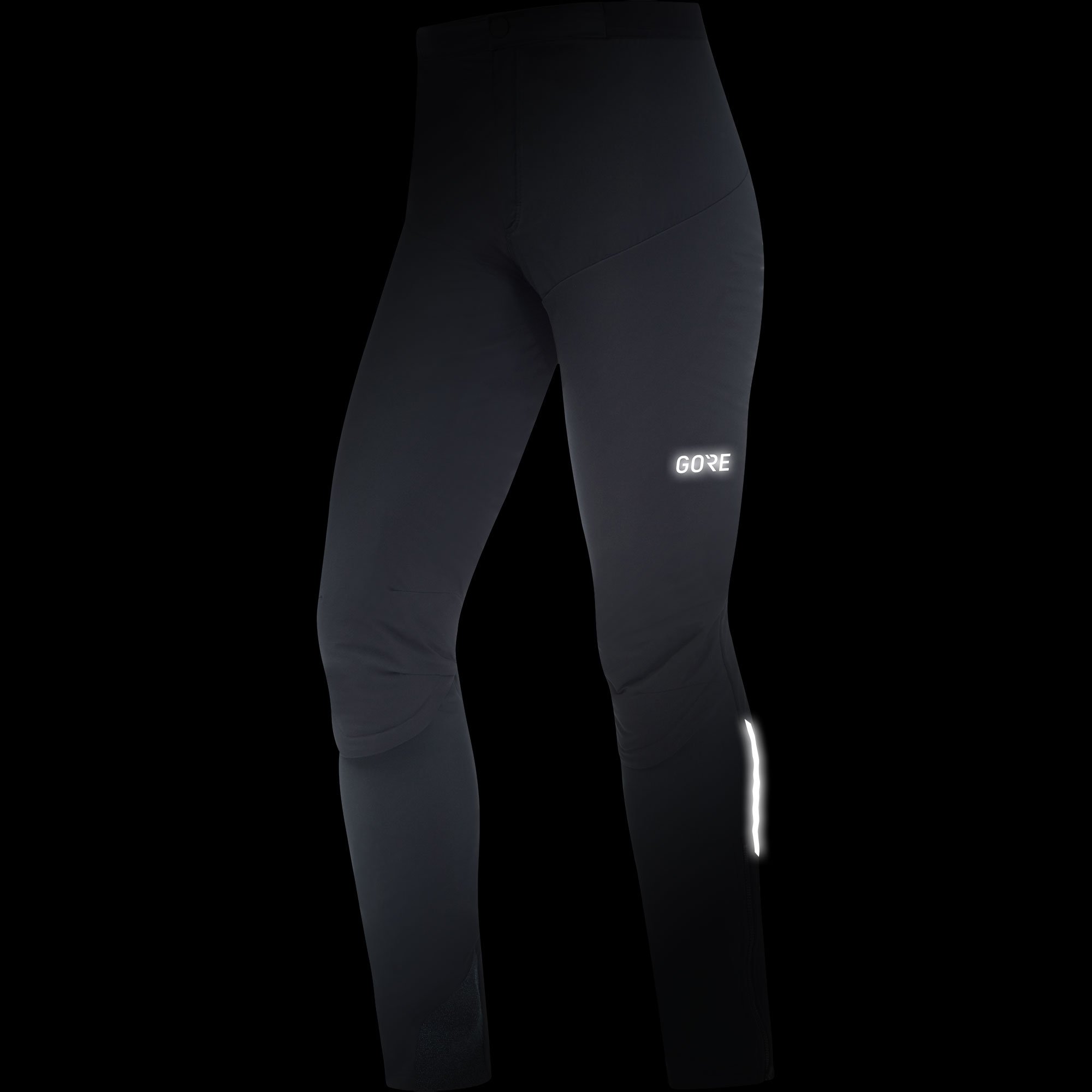 GORE WEAR Windproof Men's Long Cycling Pants - Thermal Winter Biking Tights for Cold Weather Riding & Outdoor Sports