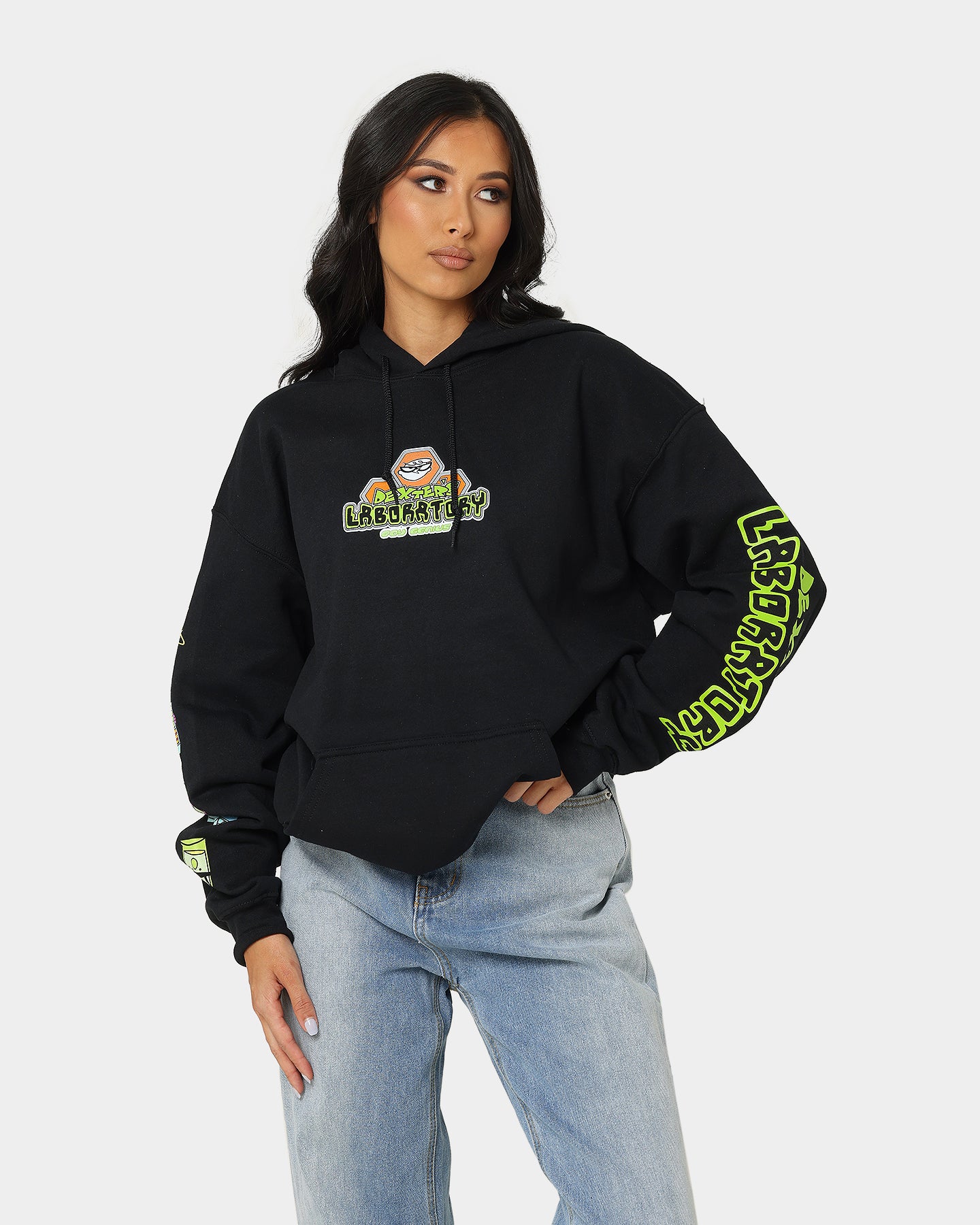 Vintage Dexter Hoodie for Men & Women - Soft Cotton Thrift Style Pullover Sweatshirt - Perfect for Casual Wear, Street Style & Layering