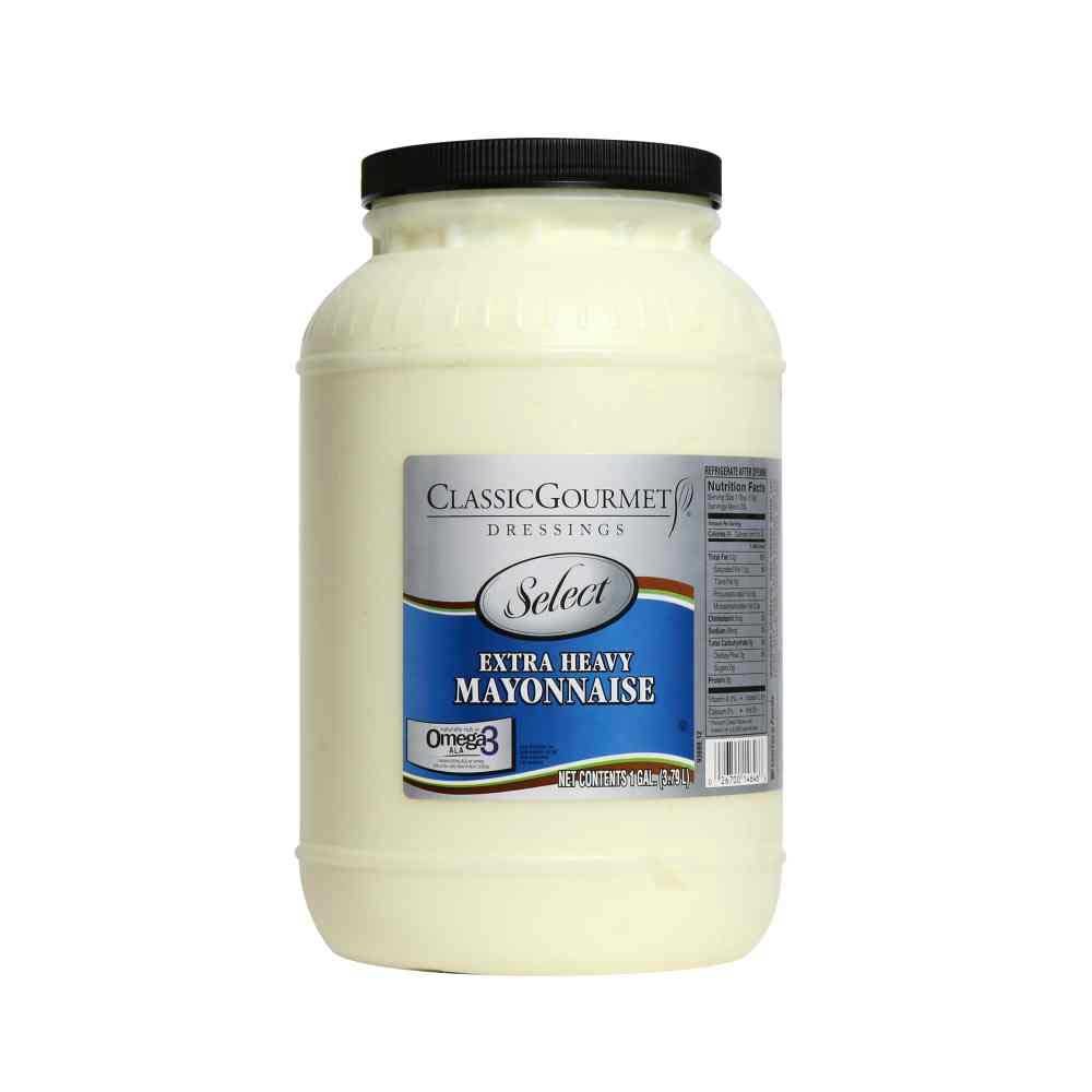 Ventura Foods Classic Gourmet Select Extra Heavy Duty Mayonnaise - Bulk 7.3lb Jar (4-Pack Case) | Perfect for Restaurants, Catering & Large Family Gatherings
