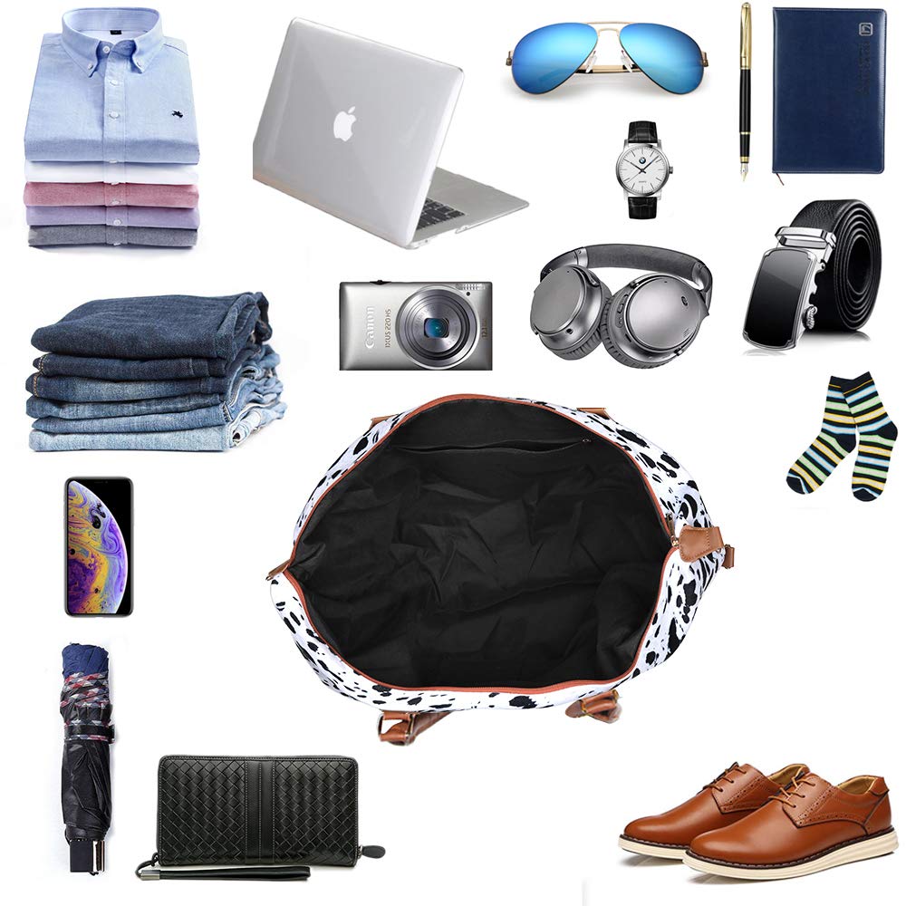 Women's Large Weekender Duffle Bag - Travel Tote with Shoulder Strap for Weekend Getaways