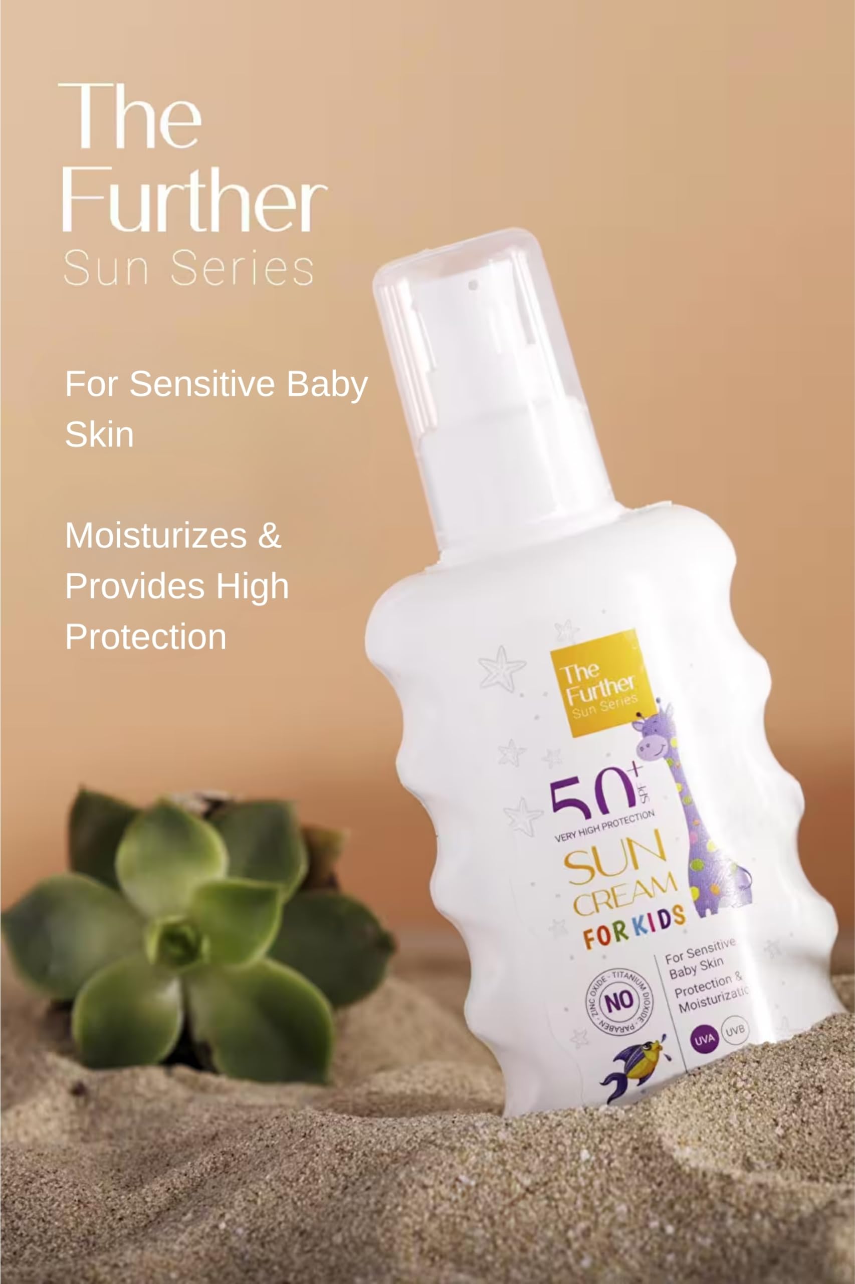 Kids Sunscreen Lotion SPF 50+ Broad Spectrum UVA/UVB Protection - Water Resistant Spray 200ml (6.76 Fl Oz) - Safe for Face & Body, Perfect for Beach, Pool & Outdoor Activities