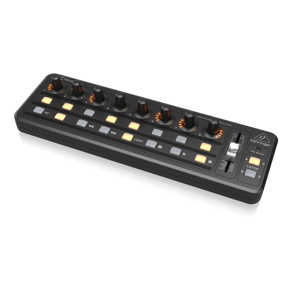 X Touch Mini - Compact USB MIDI Controller for Music Production & DJing | Perfect for Ableton Live, FL Studio & Home Recording Studios