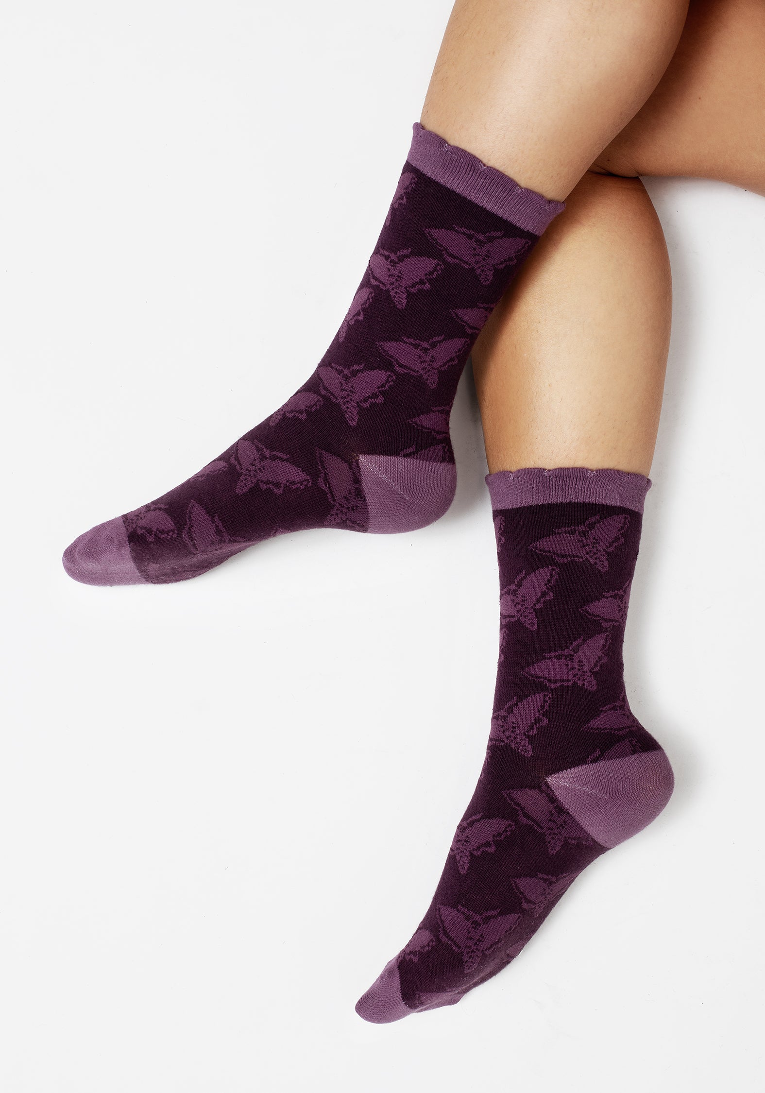 Mortmoth Jacquard Knit Socks for Men & Women - Soft Breathable Cotton Blend Patterned Socks for Casual Wear, Work & Outdoor Activities