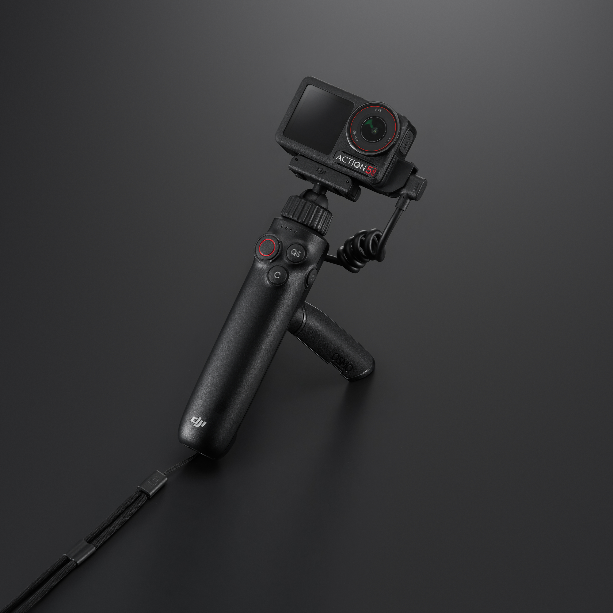 DJI Osmo Action Waterproof Camera Multifunctional Charging Handle - Perfect for Vlogging, Travel & Outdoor Adventures