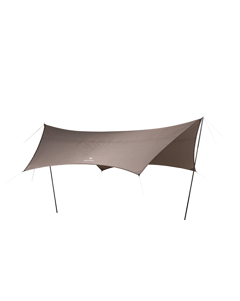 Land Nest Tarp Set - Waterproof Camping Shelter with Guy Lines & Stakes - Perfect for Backpacking, Hiking, and Outdoor Adventures