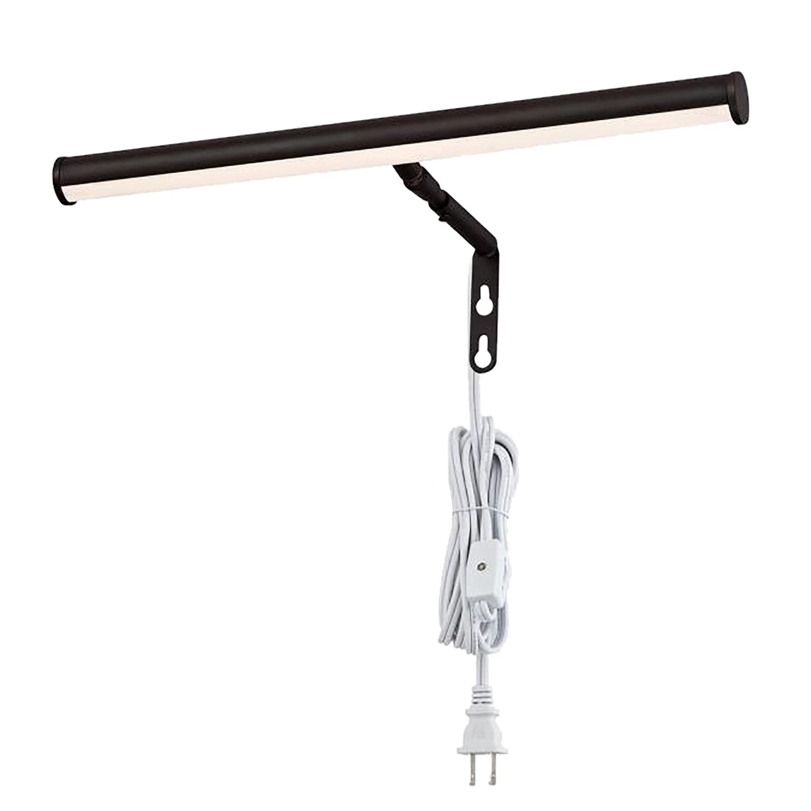 Ciata 14-Inch LED Picture Light for Wall Art - 3000K Warm White, 4W Adjustable Metal Frame Light with In-Line On/Off Switch, 90+ CRI, Oil Rubbed Bronze Finish - Perfect for Gallery, Museum & Home Decor Lighting