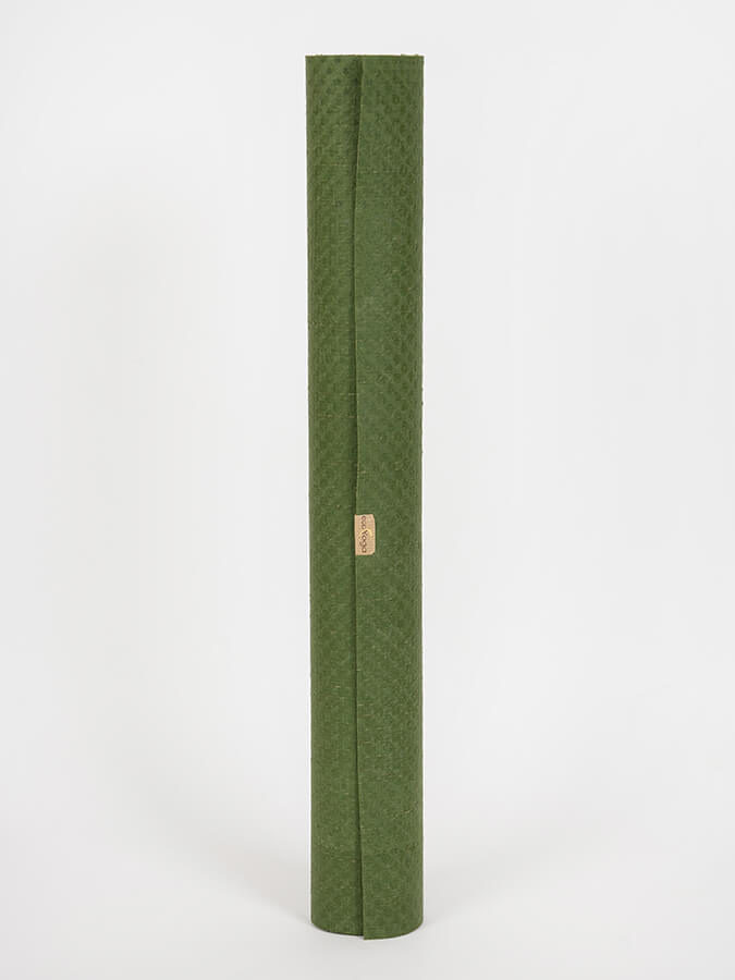 Eco-Friendly Travel Jute Yoga Mat 2mm - Lightweight & Non-Slip for Yoga, Pilates, Meditation & Outdoor Activities