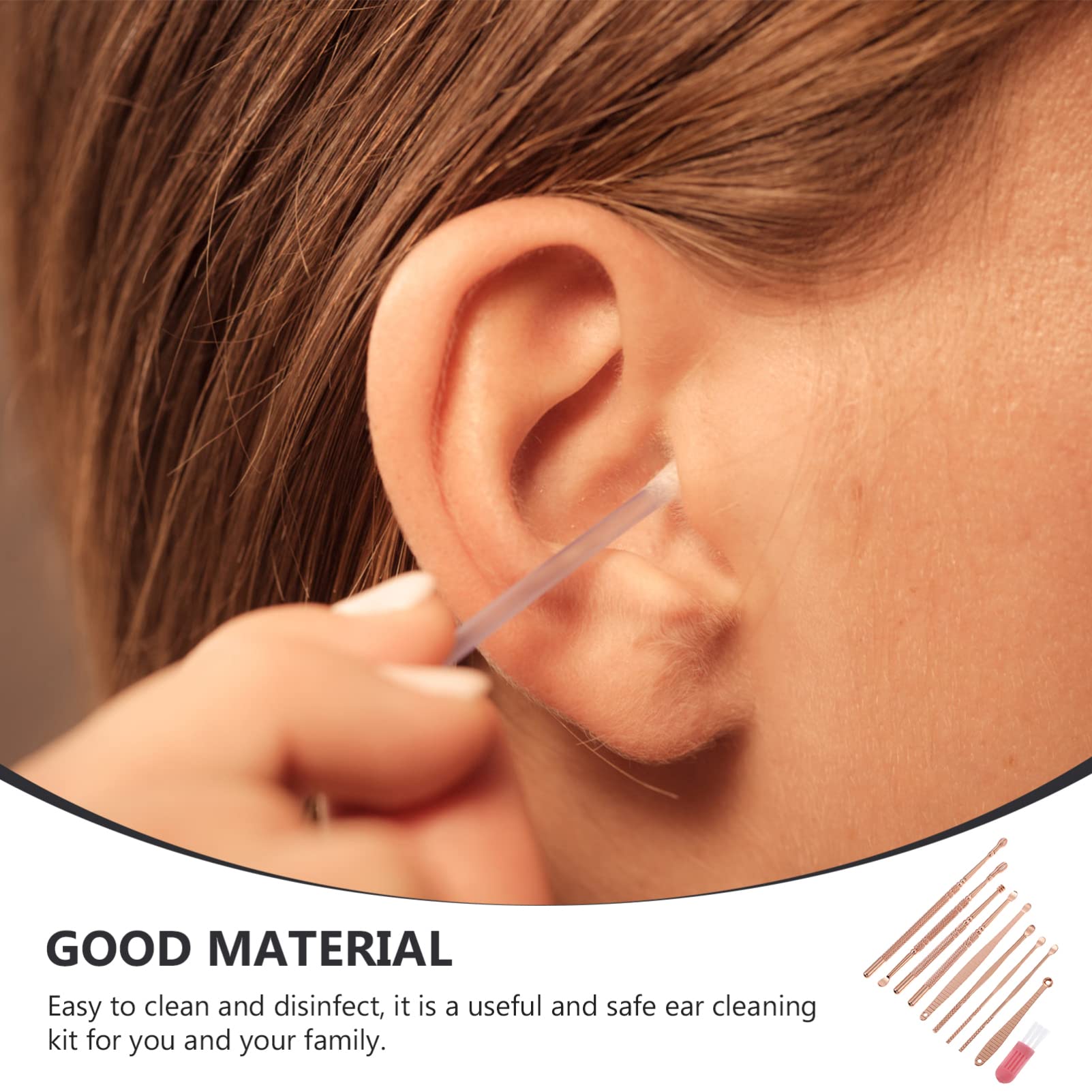 Earwax Removal Kit - 5-Piece Ear Cleaning Tools Set with LED Light, Safe Ear Wax Remover for Adults & Kids, Ear Picks & Cleaner Supplies - Perfect for Home Use, Travel & Personal Hygiene Care