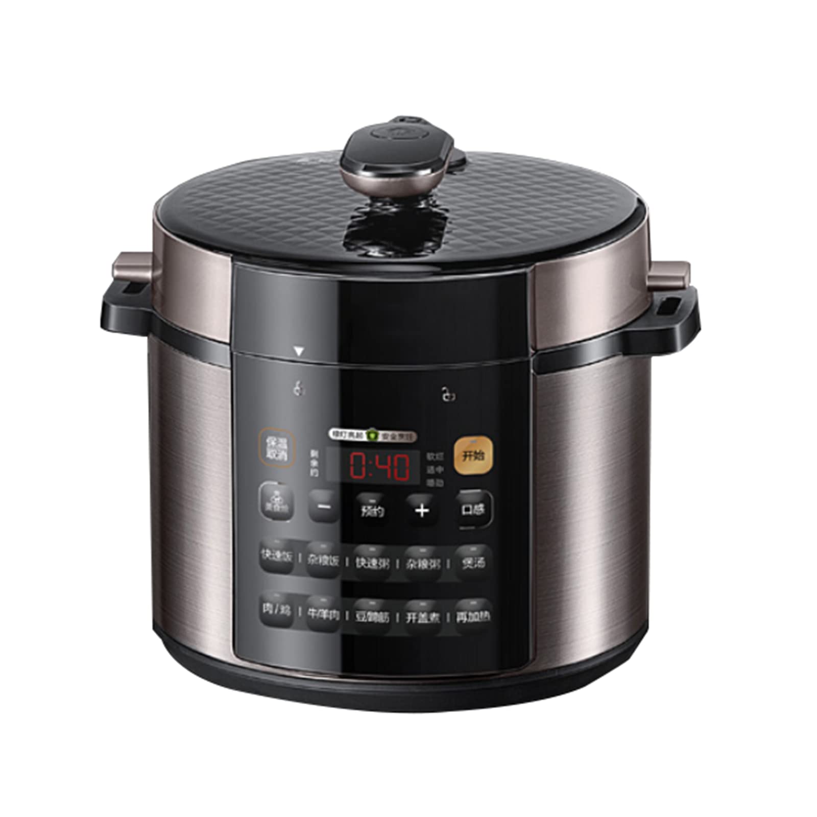 BYCDD 10-in-1 Electric Pressure Cooker 5L - Multi-Cooker with Slow Cook, Rice/Grain Cook, Steam, Sauté, Sous Vide, Sterilize & Warm Functions - Perfect for Meal Prep, Family Dinners & Healthy Cooking (Black)
