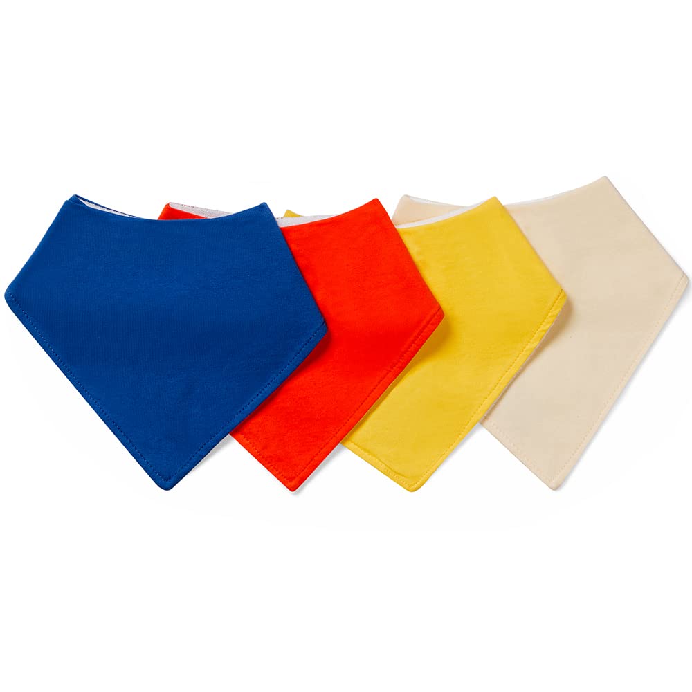 Premium Bamboo Bandana Drool Bibs - Super Absorbent & Waterproof Lining for Babies & Toddlers - Soft Teething Bib for Boys & Girls - Perfect for Feeding, Teething & Everyday Use