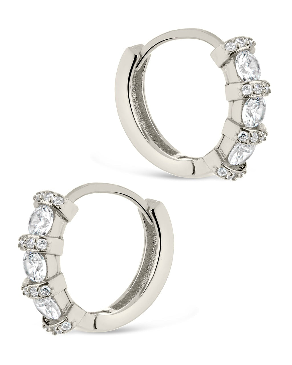 Iskra CZ Micro Hoop Earrings - 14K Gold Plated Tiny Hoop Earrings for Women, Minimalist Small Huggie Earrings for Everyday Wear, Dainty Jewelry Gift for Her | Perfect for Work, Date Night & Casual Outings