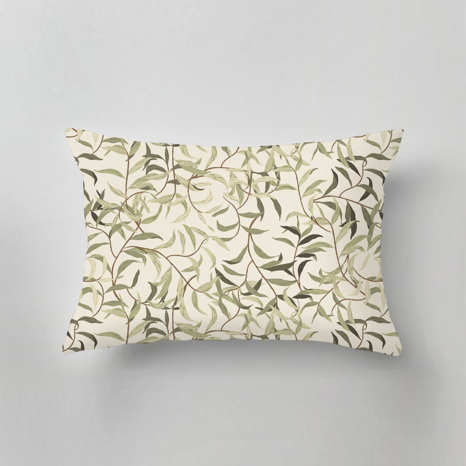 Lola Leaves Outdoor Pillow - Waterproof & UV Resistant Patio Cushion for Garden, Poolside, and Porch Relaxation