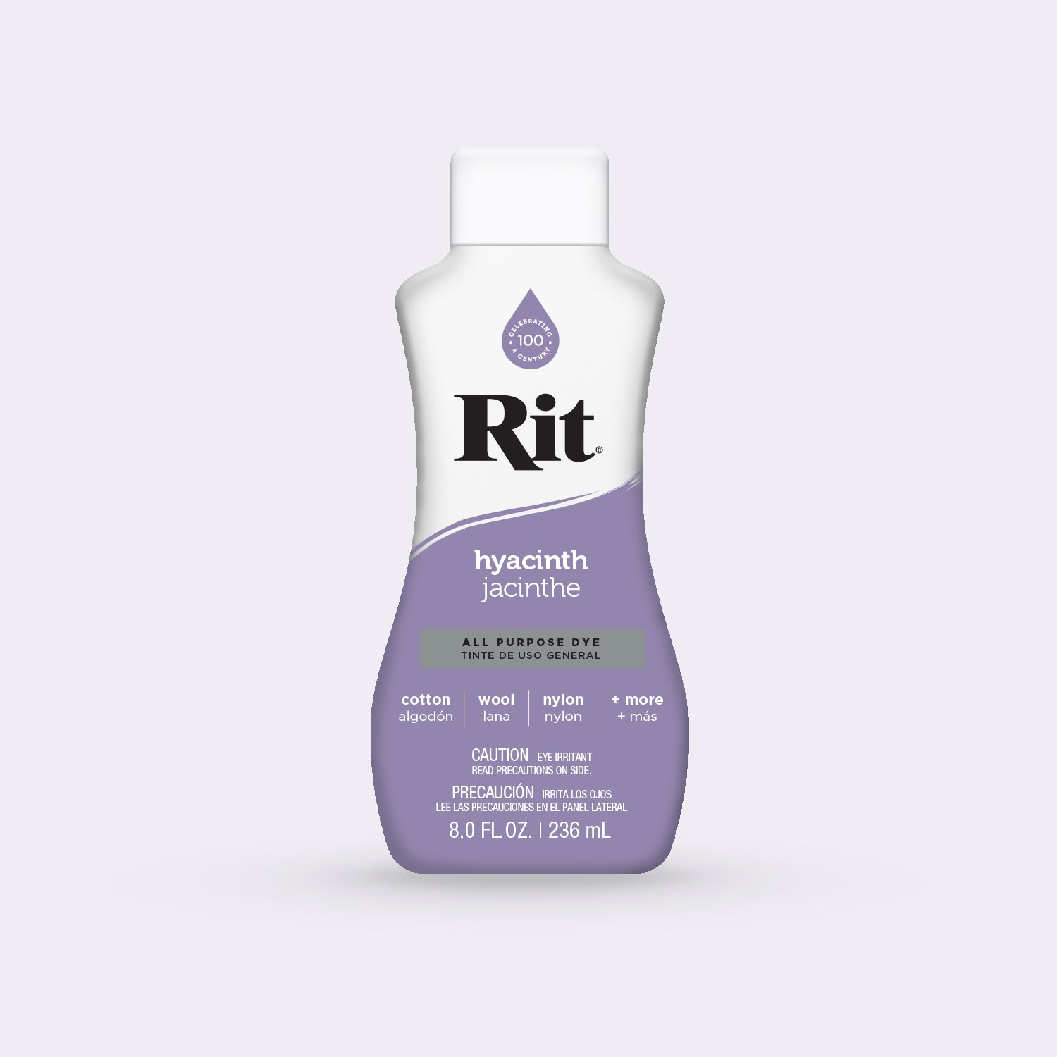 RIT All-Purpose Liquid Fabric Dye - 8 Fl. Oz (237ml) for Clothes, Shoes & Home Decor - Perfect for DIY Projects, Tie-Dye & Fabric Restoration