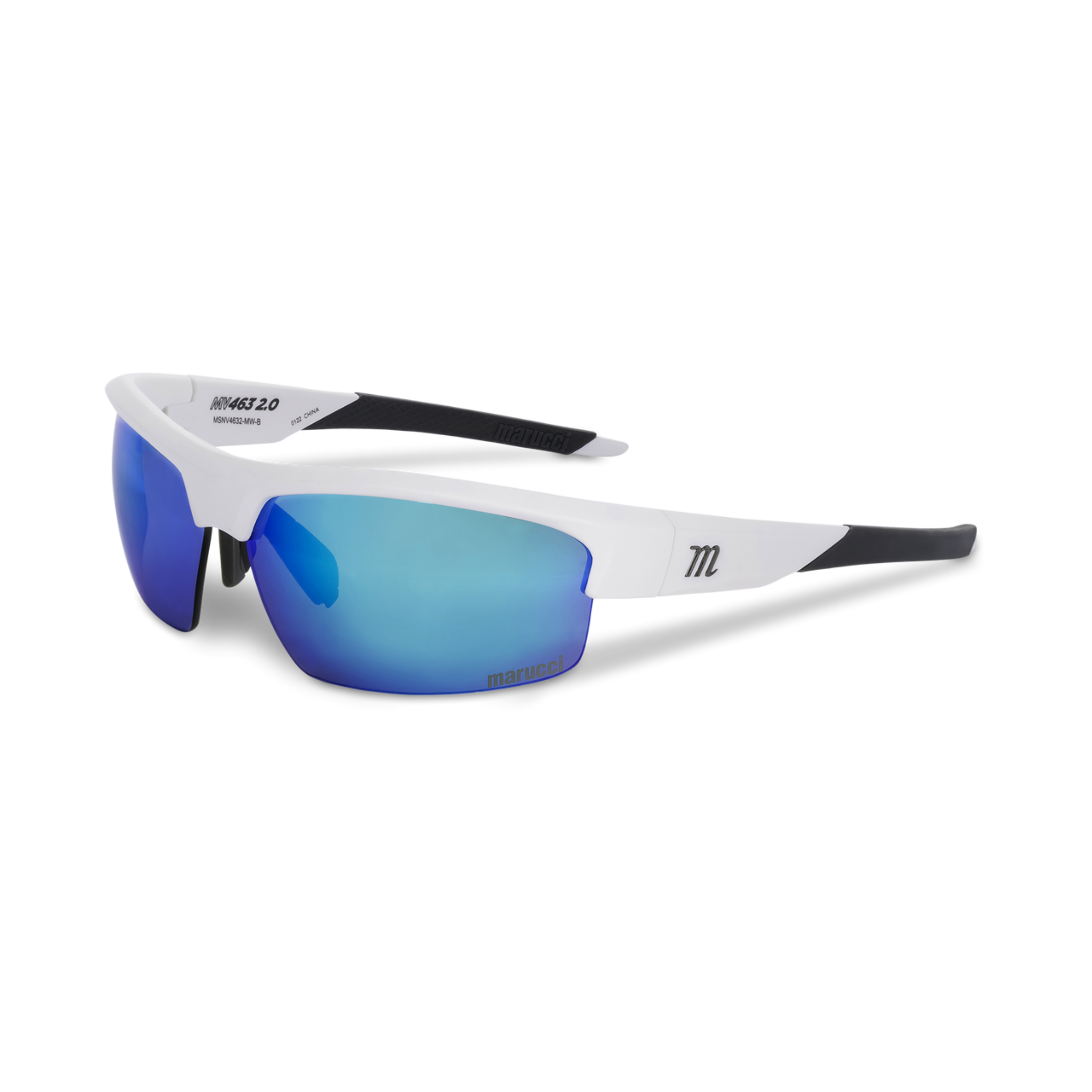 Marucci MV463 2.0 Youth Performance Sunglasses - UV Protection Sports Shades for Baseball, Running & Outdoor Activities - Lightweight Comfortable Youth Sunglasses for Kids & Teens