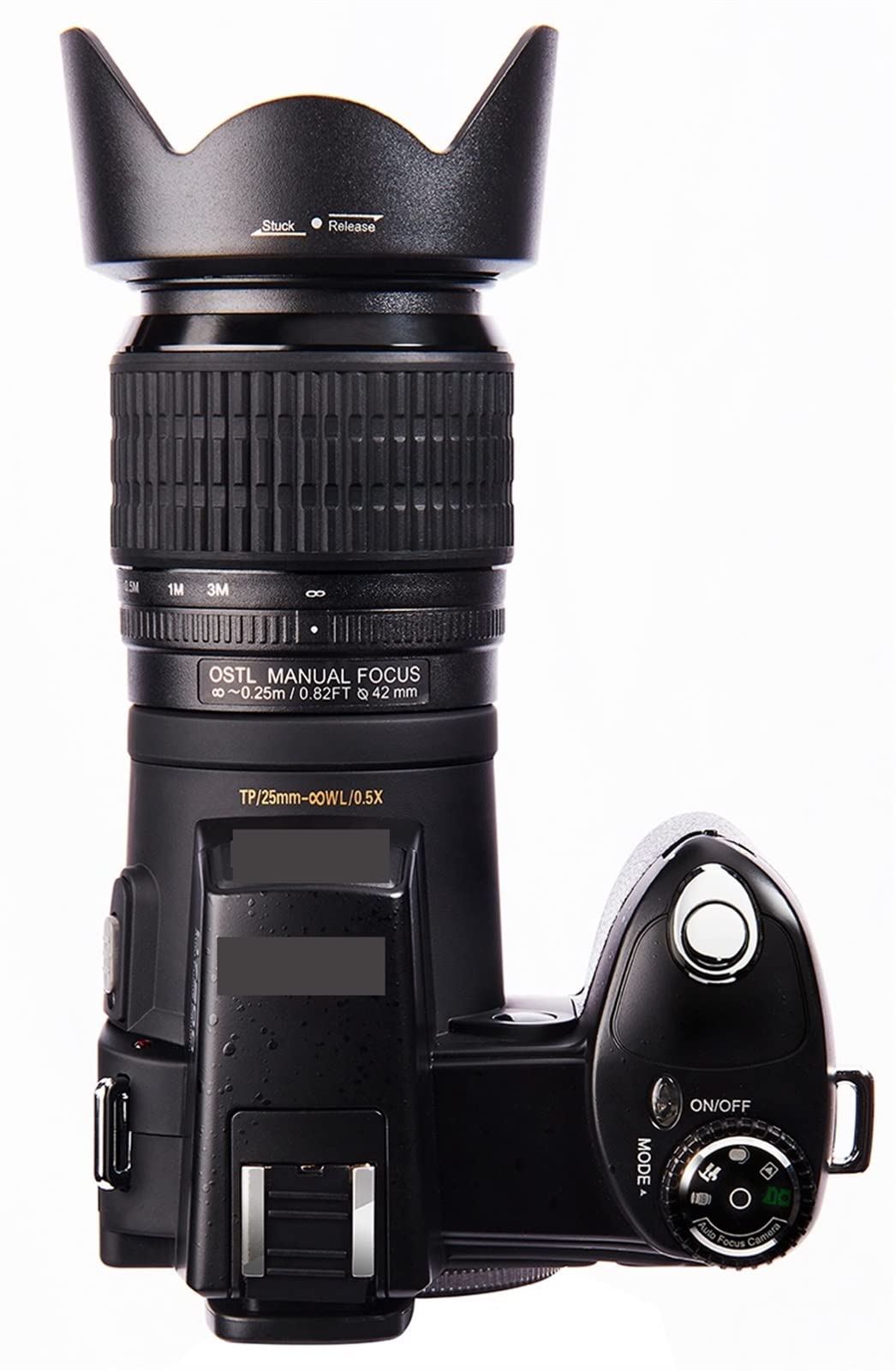 AUBEST 24X Optical Zoom DSLR Camera - 33MP Professional Video Camera with Auto Focus, 1080P HD, 3 Lenses & Flashlight for Photography & Outdoor Videography (No SD Card Included) - Perfect for Travel, Vlogging, and Wildlife Recording