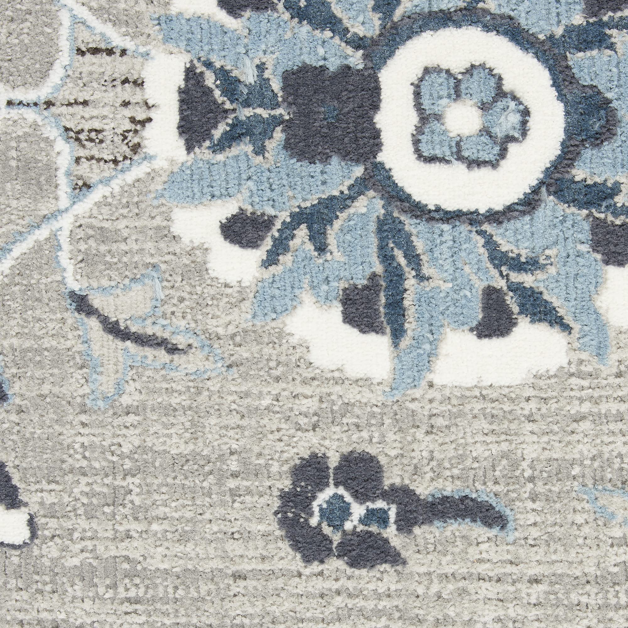 Nourison Lennox Grey/Blue 2'2