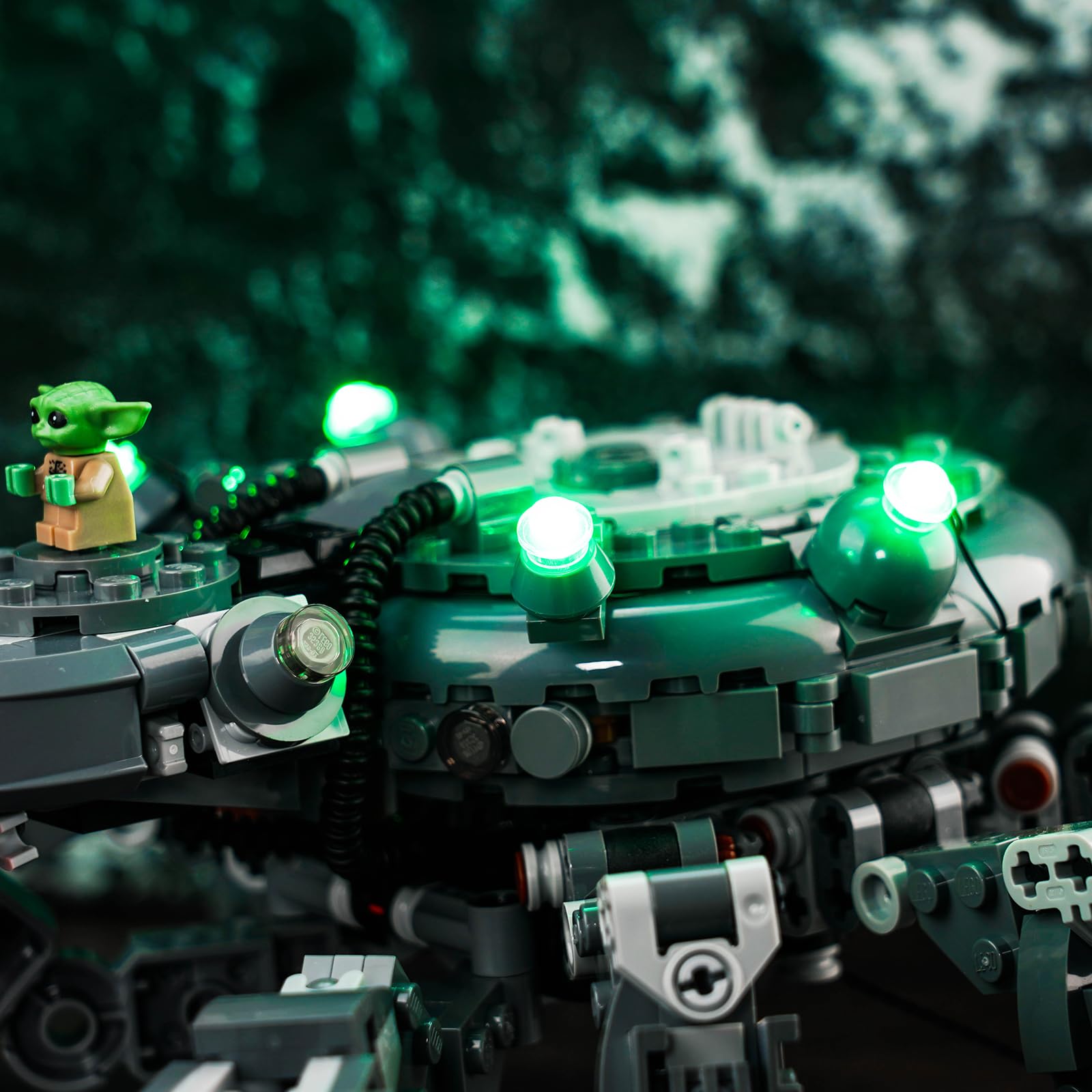 LED Light Kit for Lego Spider Tank 75361 - DIY Lighting Set Accessories Compatible with Lego 75361 Building Toys - Enhance Your Model Display for Home Decoration & Collector Showcase (Lights Only, No Models Included)