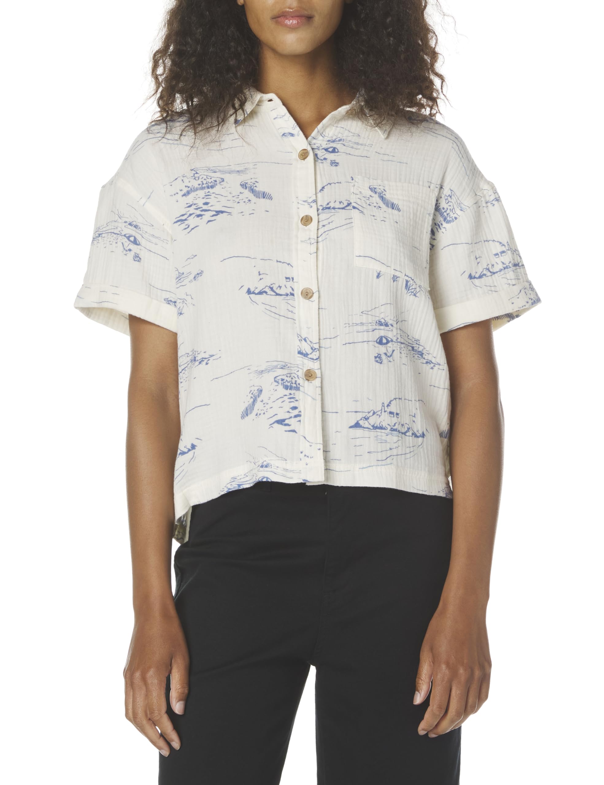 PENDLETON Women's Flannel Button Front Shirt - Soft Plaid Long Sleeve Top for Casual Wear & Outdoor Adventures
