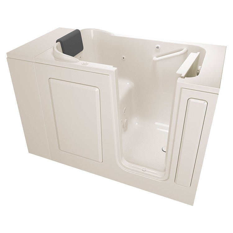 28W x 48L Gelcoat Walk-In Whirlpool Bathtub with Right Hand Drain - 2848 Series - Perfect for Spa-Like Relaxation in Small Bathrooms & Master Suites