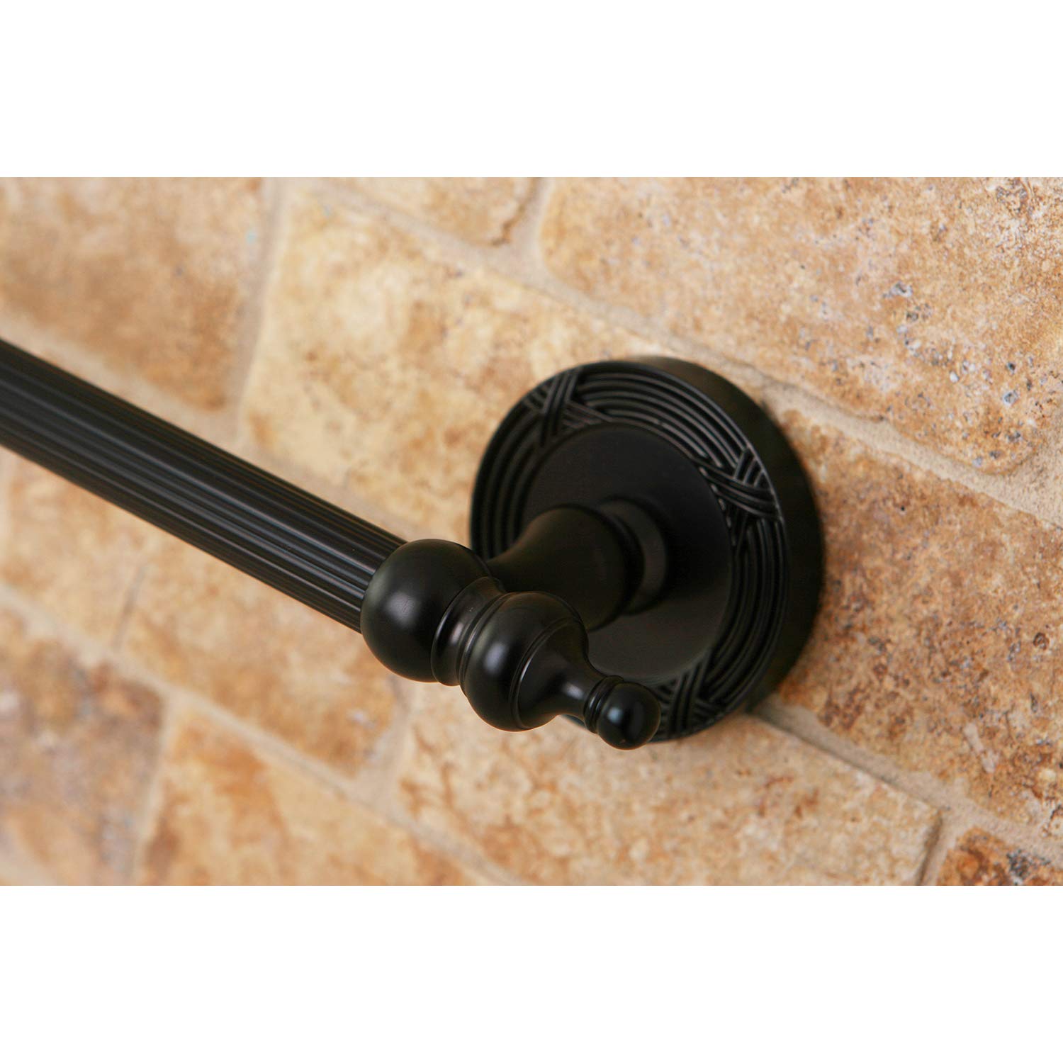 Kingston Brass BA9911ORB 24-Inch Oil Rubbed Bronze Towel Bar - Bathroom Towel Rack for Hand & Bath Towels, Perfect for Bathrooms, Powder Rooms & Spa Areas