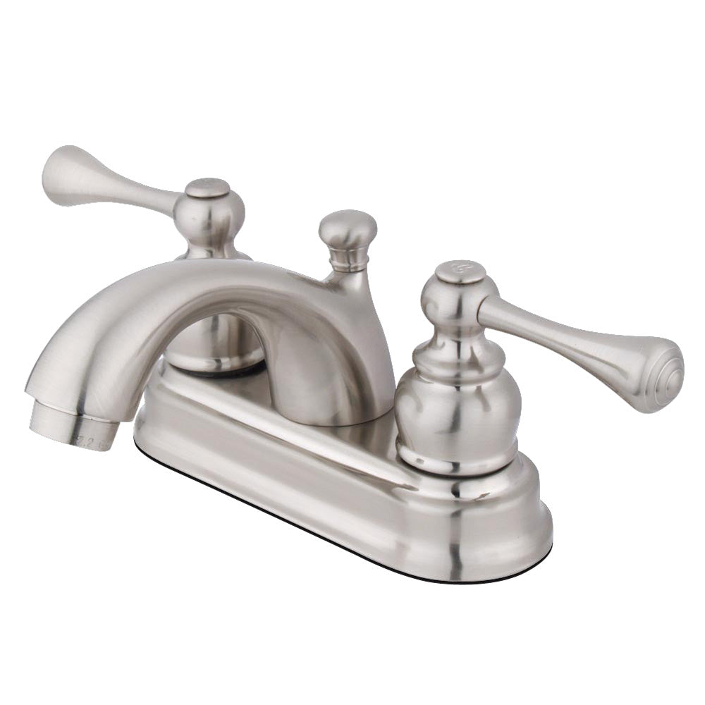 Kingston Brass KB3607BL 4-Inch Centerset Bathroom Faucet - Modern Water-Saving Design for Vanity Sinks, Perfect for Home & Hotel Bathroom Renovations