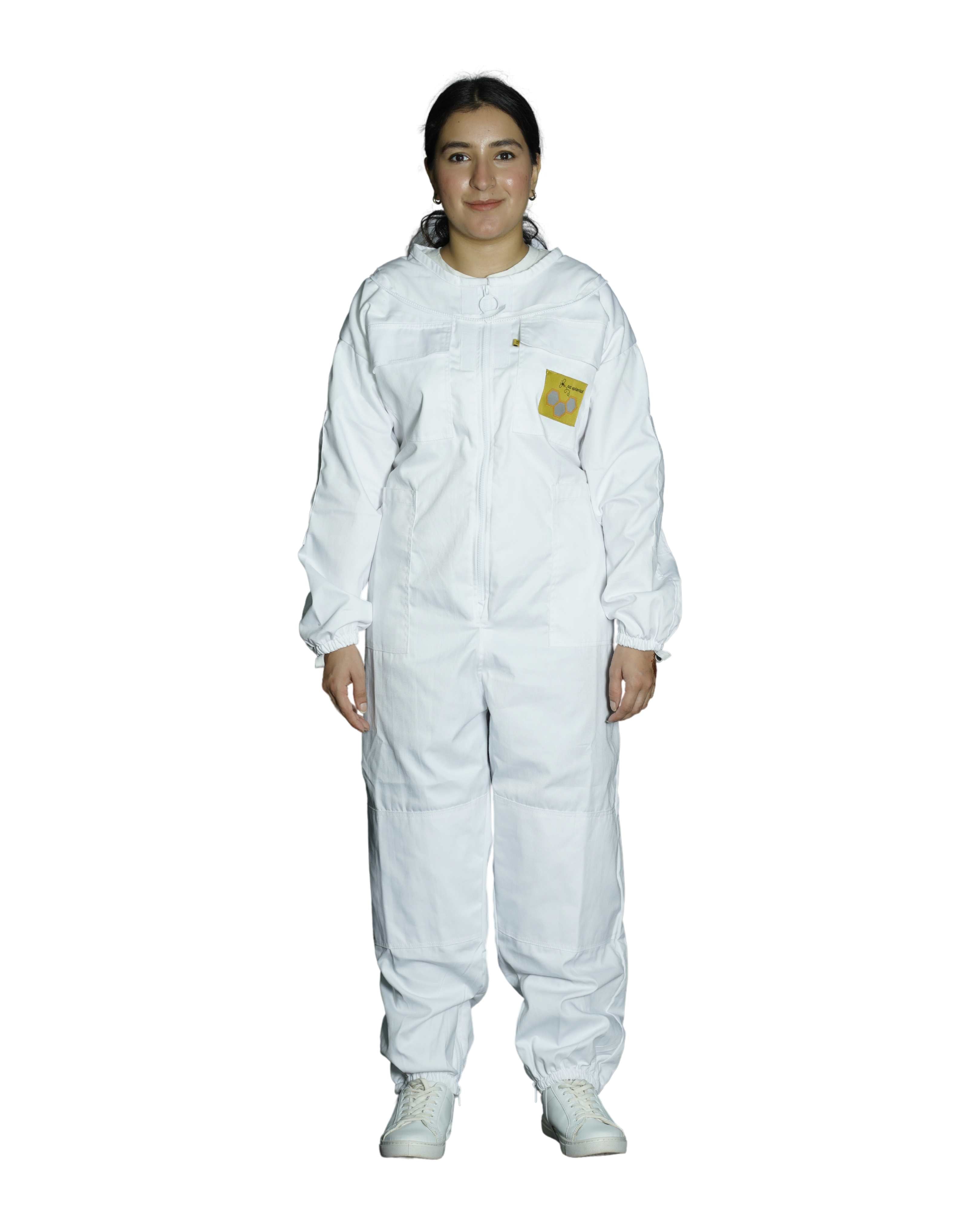 Premium OZ APIARIST Beekeeping Suit with Fencing Veil & Gloves - Full Body Protection for Beekeepers - Ideal for Hive Inspection, Honey Harvesting & Beekeeping Safety