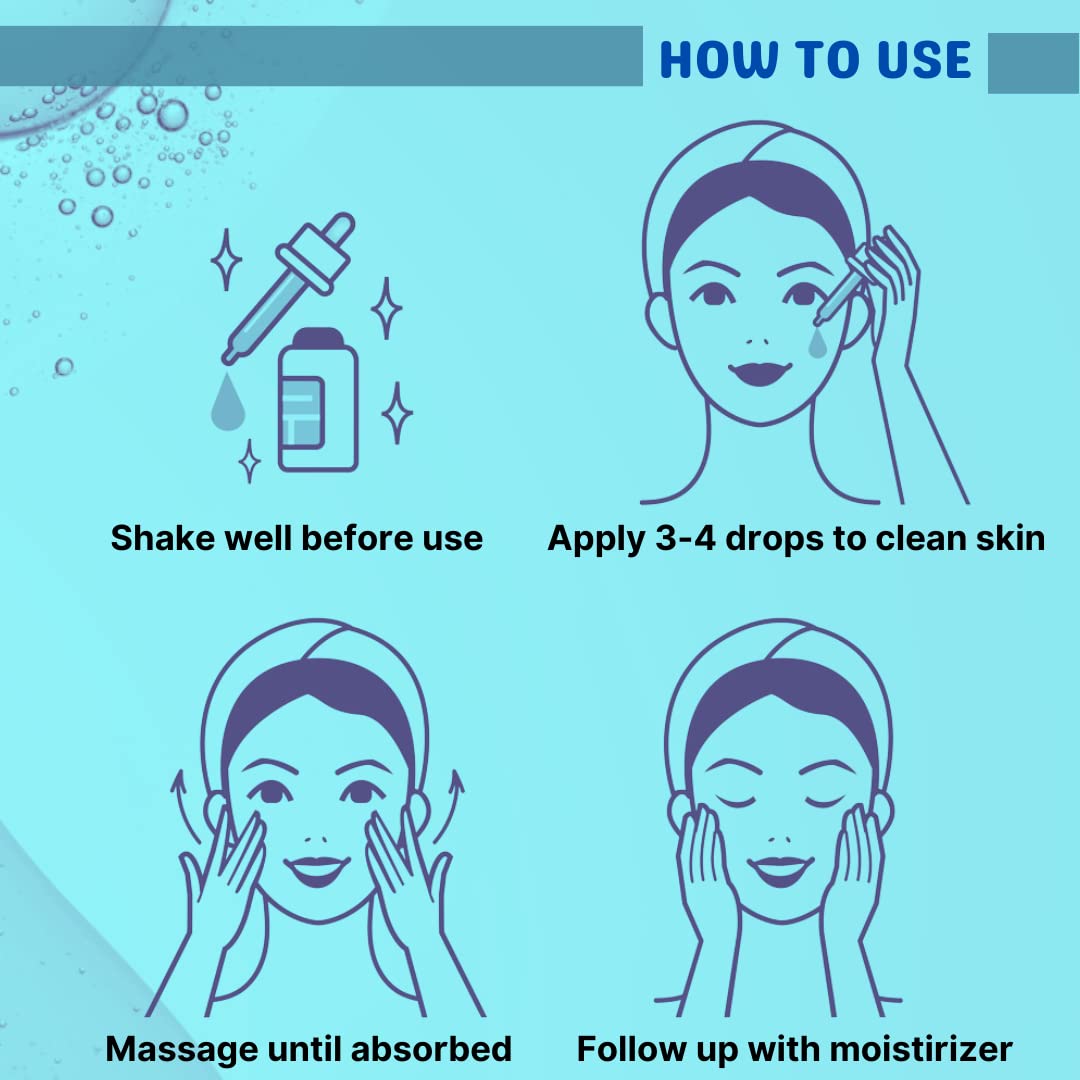 Anthom 10% Niacinamide Face Serum for Acne Treatment - Reduces Acne Scars, Blemishes, Pigmentation & Dark Spots | Vegan Formula for Oily, Acne-Prone & Sensitive Skin | Unisex Skincare Solution (30ml) | Perfect for Daily Use & Nighttime Skin Repair Routine