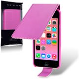Apple iPhone 5C Flip Cover Case - Pink Protective Phone Case for Women & Girls | Perfect for Everyday Use, Work & Travel