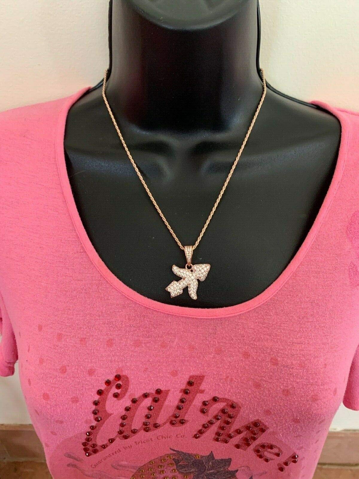 HarlemBling 925 Sterling Silver Zodiac Sign Pendant Necklace for Men & Women - Real Solid Silver Iced Jewelry - Perfect for Birthdays, Gifts & Astrology Fashion