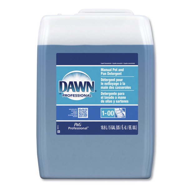 Dawn Original Pot & Pan Dishwashing Liquid - 5 Gallon Pail (1 Each) | Heavy-Duty Degreaser for Commercial Kitchens, Restaurants & Home Use