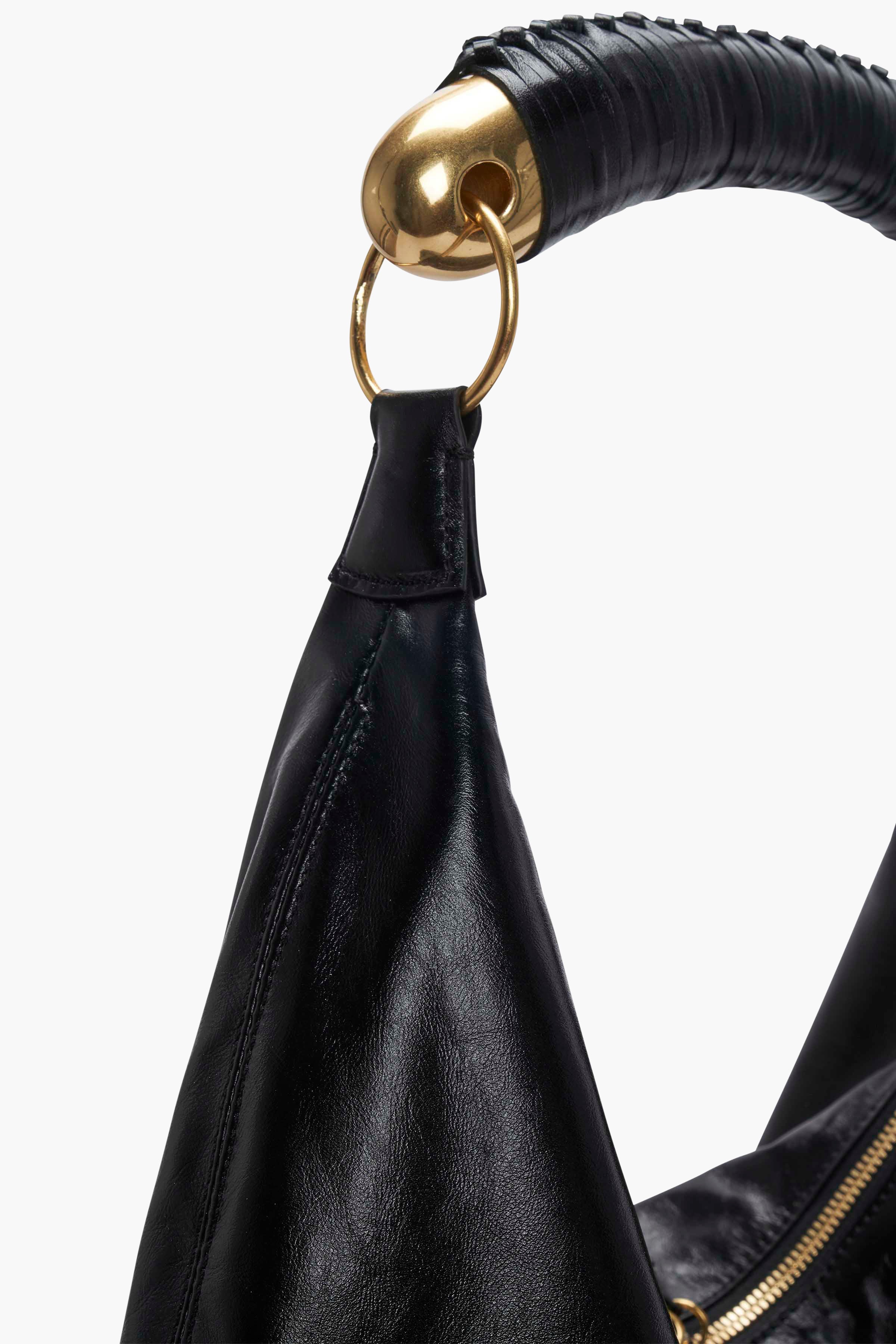 Athena Hobo Bag for Women - Stylish Black Leather Shoulder Bag - Perfect for Work, Travel & Everyday Use