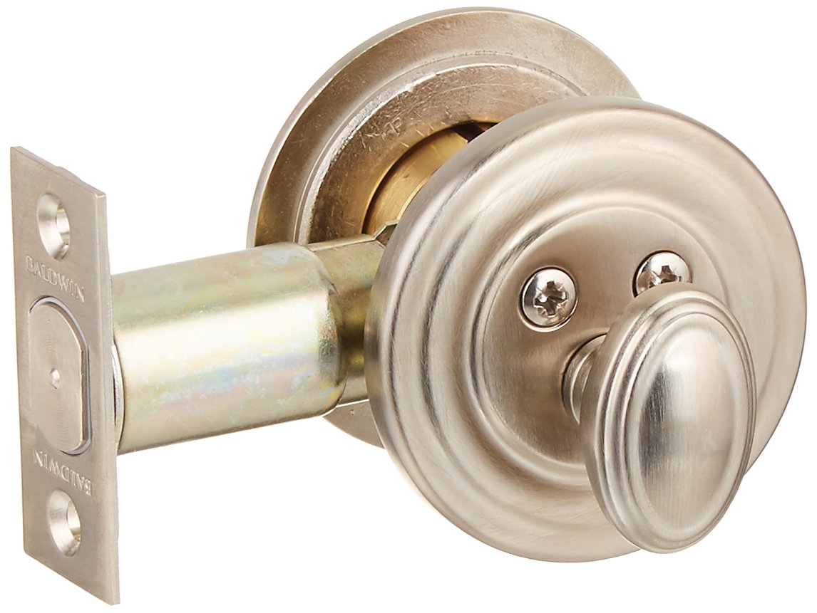 Baldwin Hardware 8231.056 High Security Deadbolt Lock - Durable & Stylish for Front Doors, Back Doors & Home Security