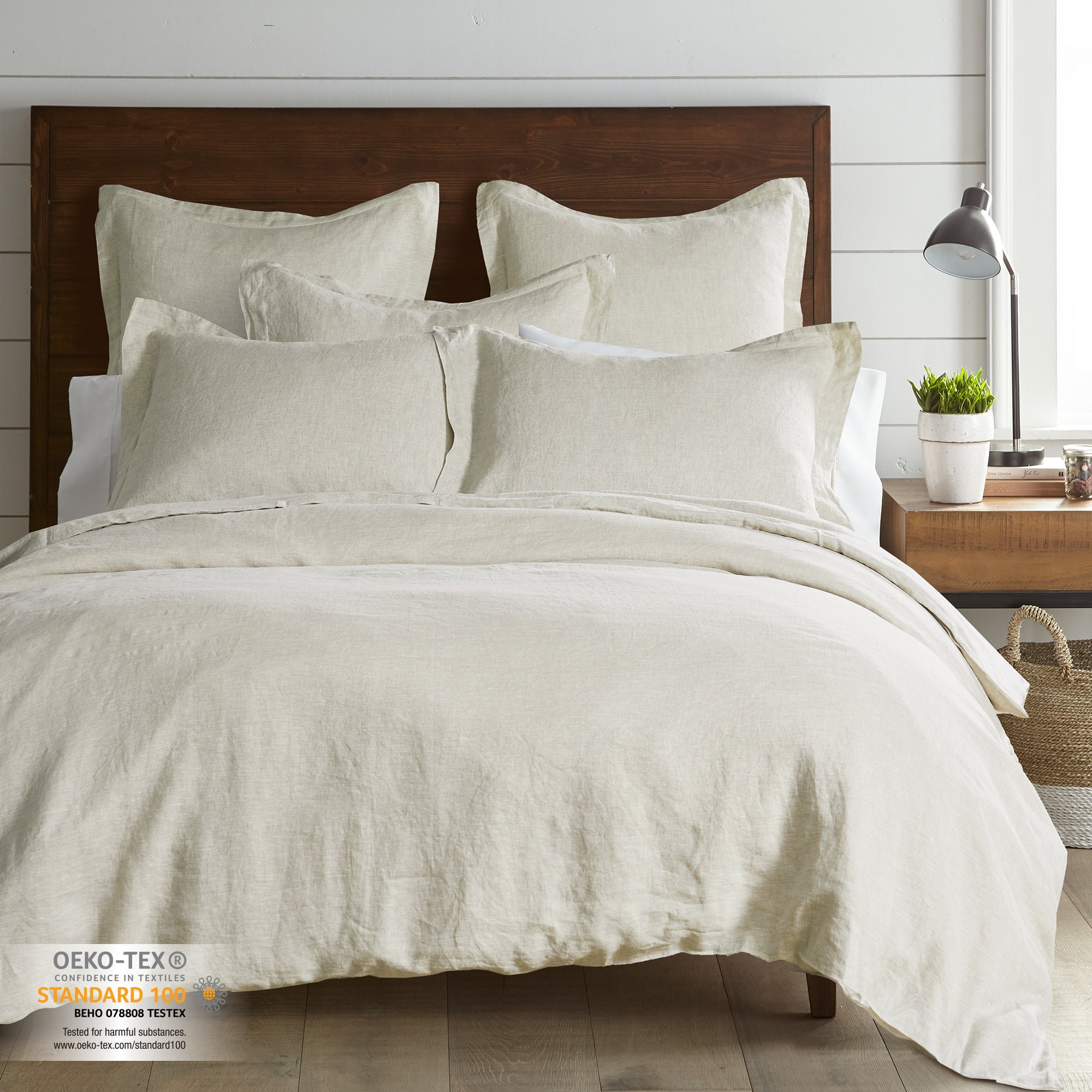 Premium Washed Linen Sham - Soft & Breathable Pillow Cover for Bedroom Decor - Perfect for Master Bedroom, Guest Room & Cozy Home Styling