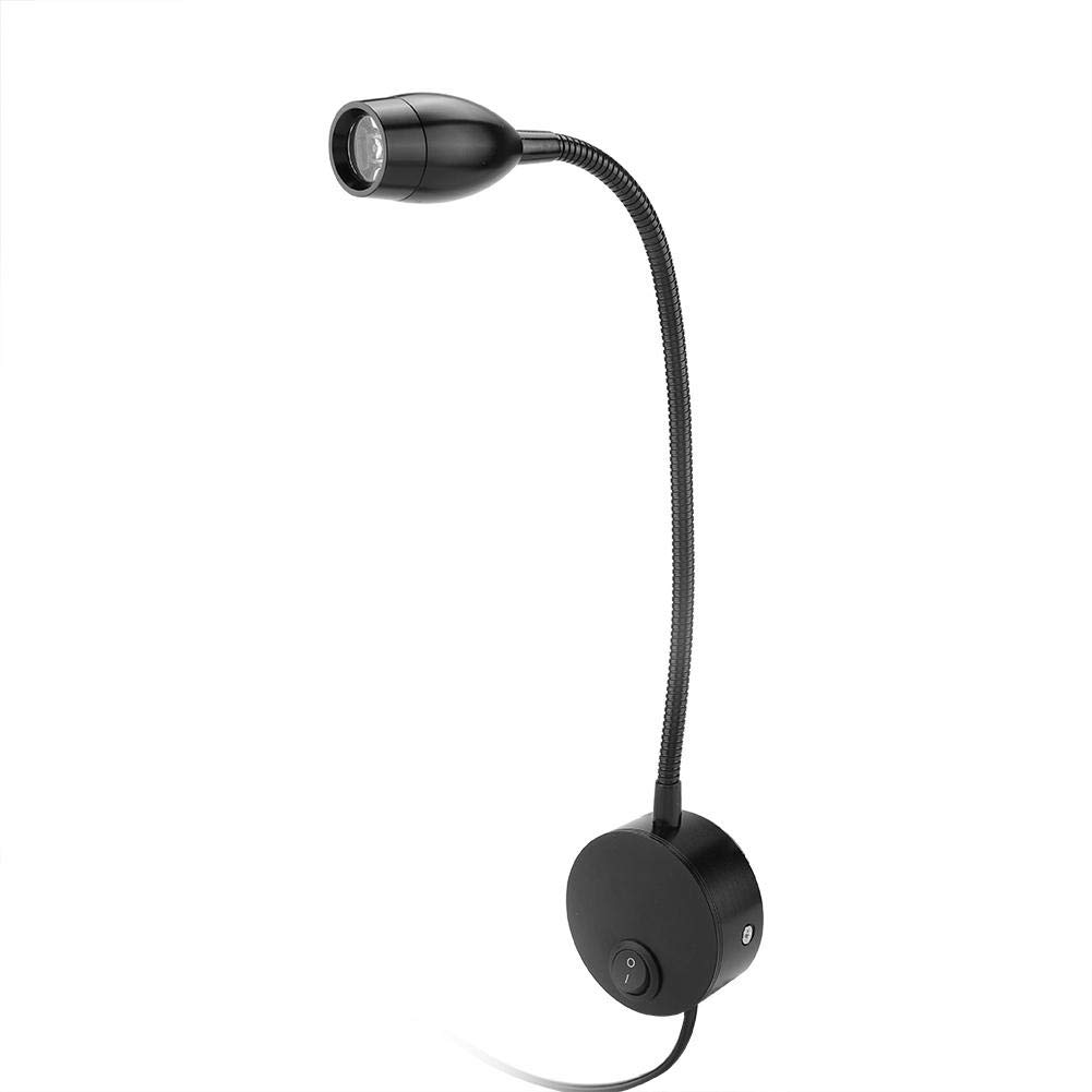 Garosa Adjustable LED Desk Lamp - Touch Control Dimmable Reading Light with Flexible Gooseneck for Bedroom, Office, Study, Workbench, Hotel (50~240V) - Perfect for Night Reading, Studying, and Workspace Lighting