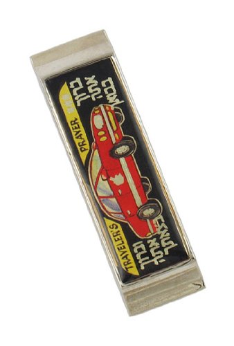 Authentic Car Mezuzah from Jerusalem - Red Car Decoration for Protection & Blessing | Perfect for Jewish Travelers & Daily Commuters