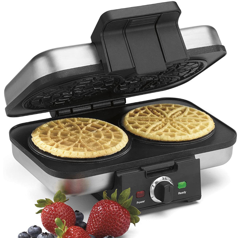 Cuisinart Pizzelle Press WM-PZ10 - Traditional Italian Cookie Maker for Home Baking | Perfect for Holidays, Parties & Gift Giving