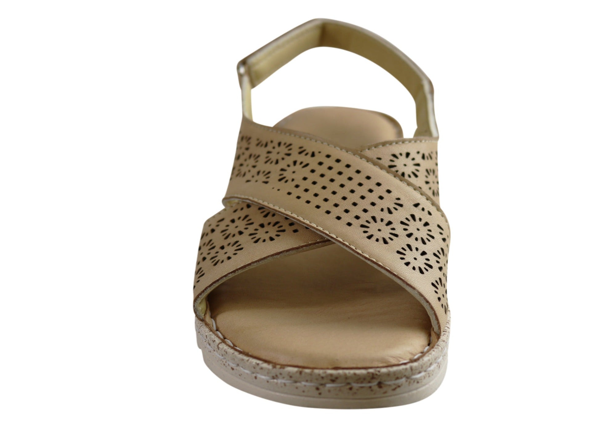 Orizonte Anthea Women's Comfortable European Leather Sandals - Perfect for Summer, Beach, and Casual Outings