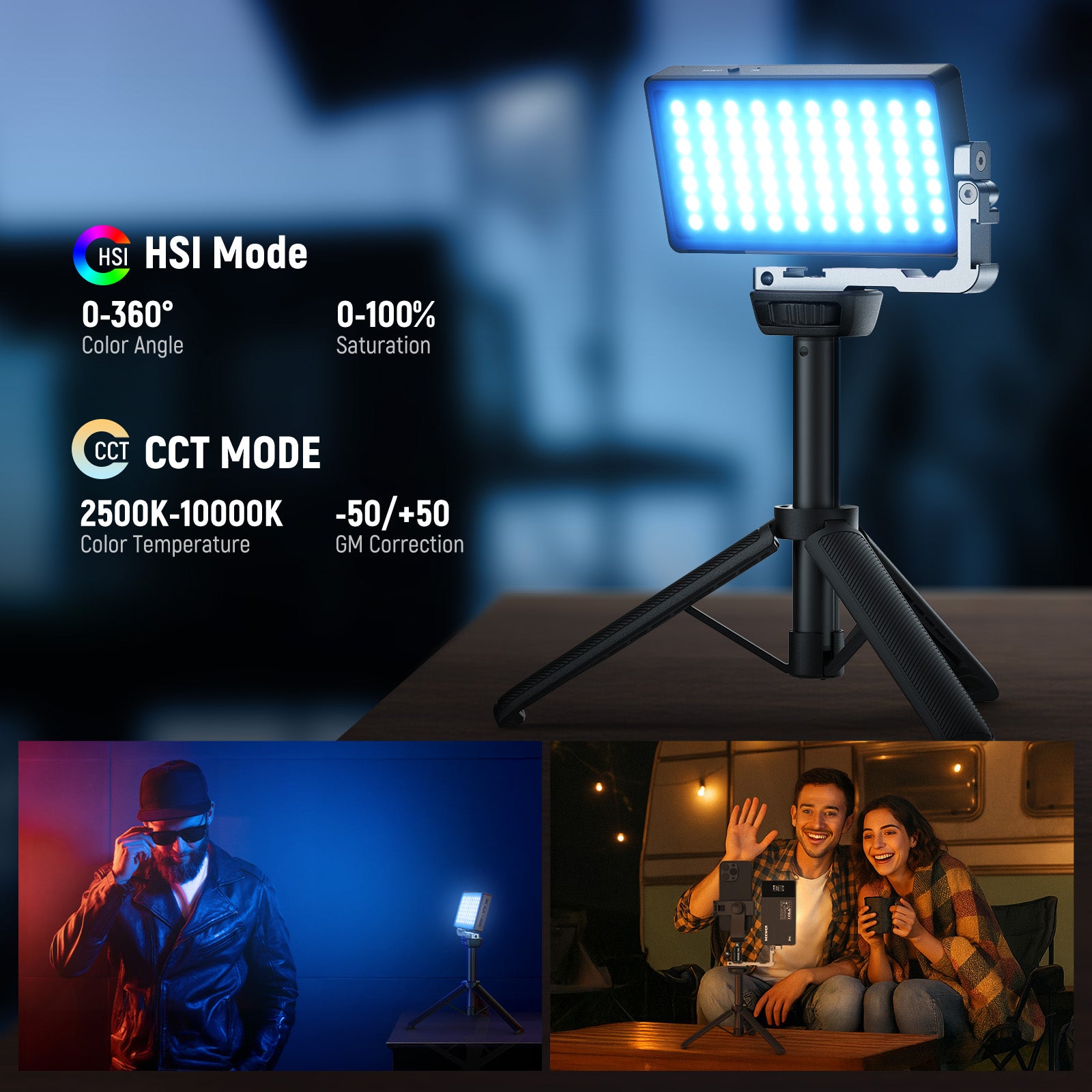 NEEWER SL90 RGB LED Video Light with App & 2.4G Wireless Control - Professional Lighting for YouTube, TikTok, Photography & Live Streaming